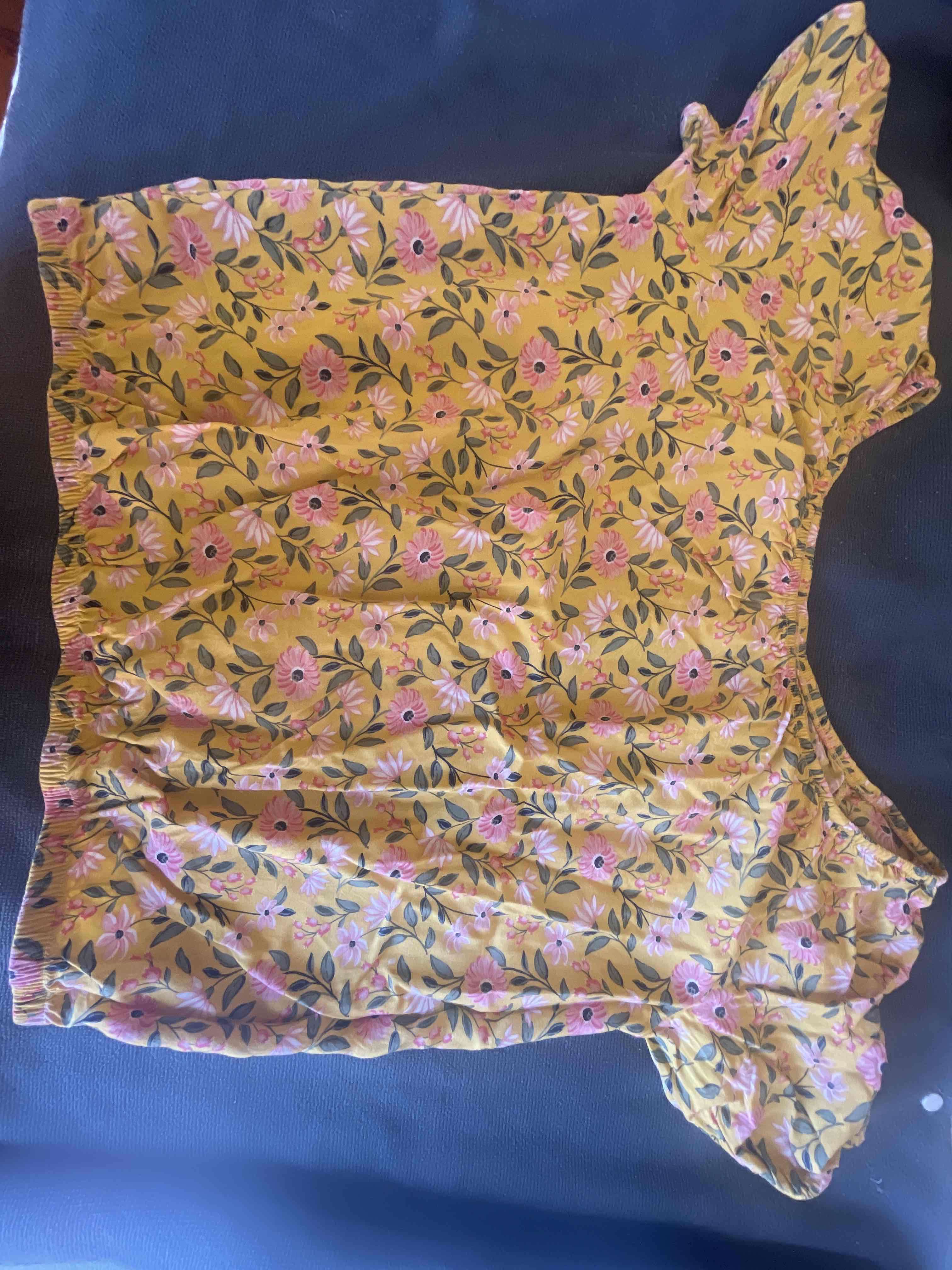 Vestido floral amarillo - miniatura 1