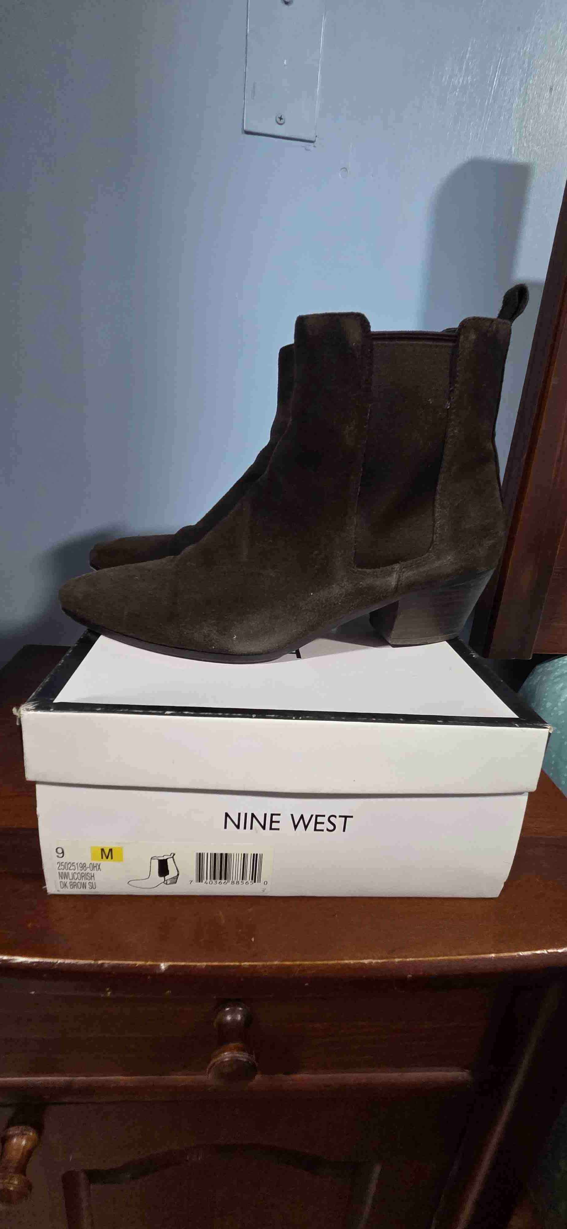 Botines Nine West marrones - miniatura 1