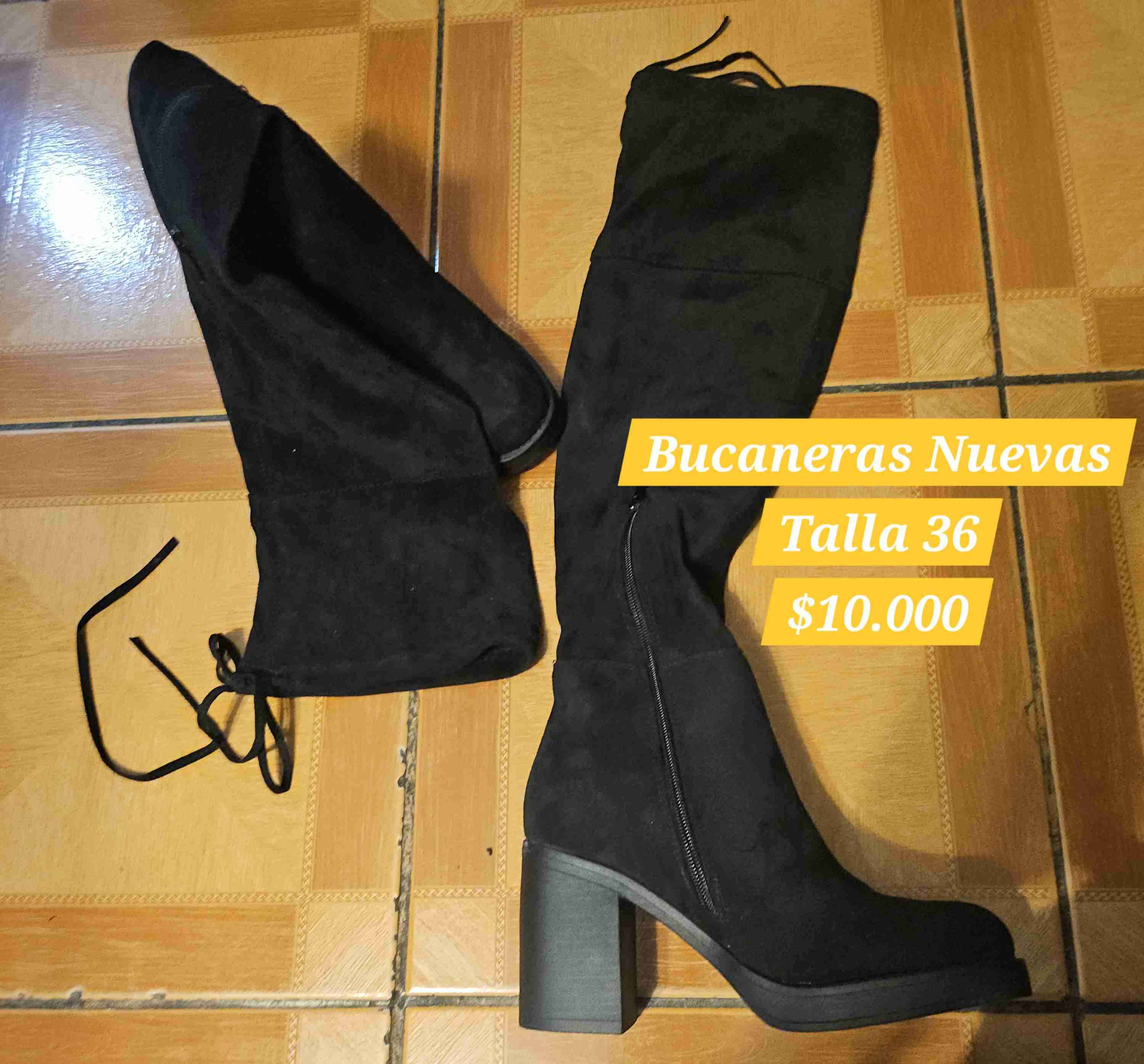 Botas bucaneras negras - miniatura 1