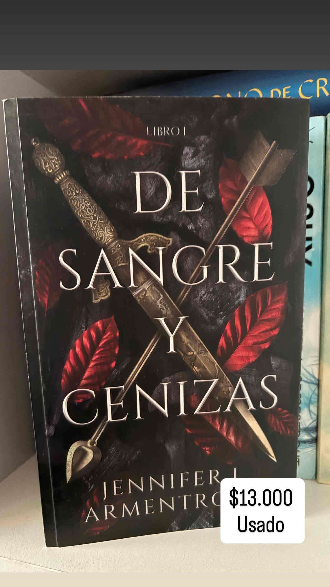 Libro De Sangre y Cenizas