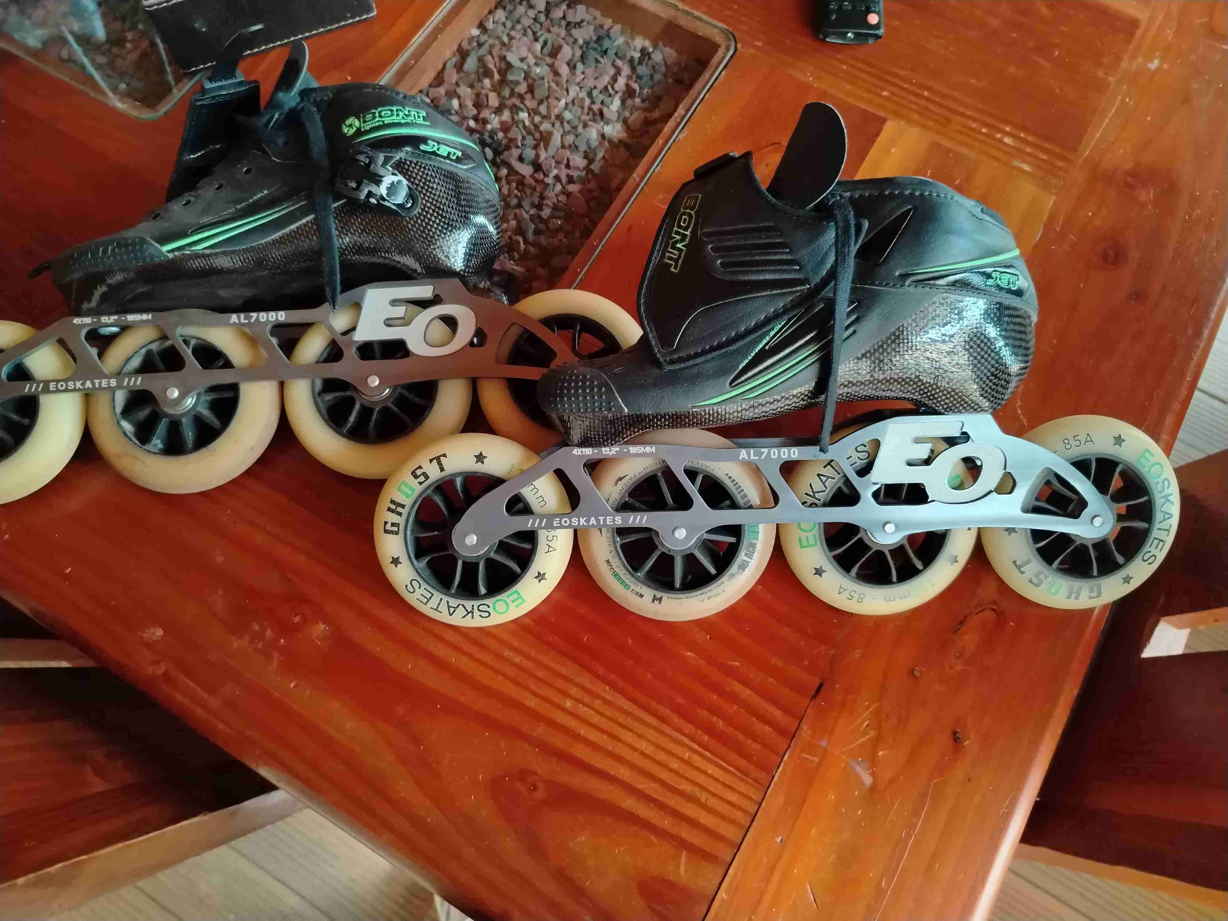 Patines de velocidad Bont negros - miniatura 2