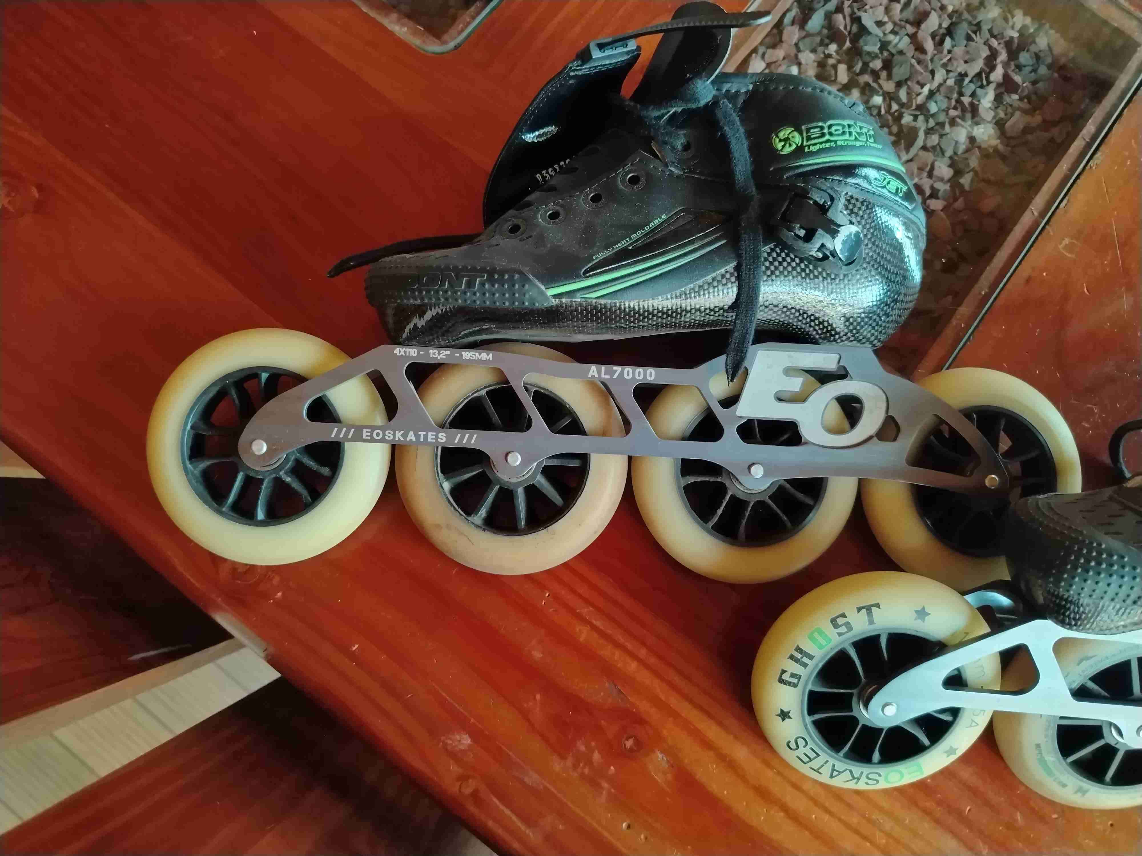 Patines de velocidad Bont negros - miniatura 3