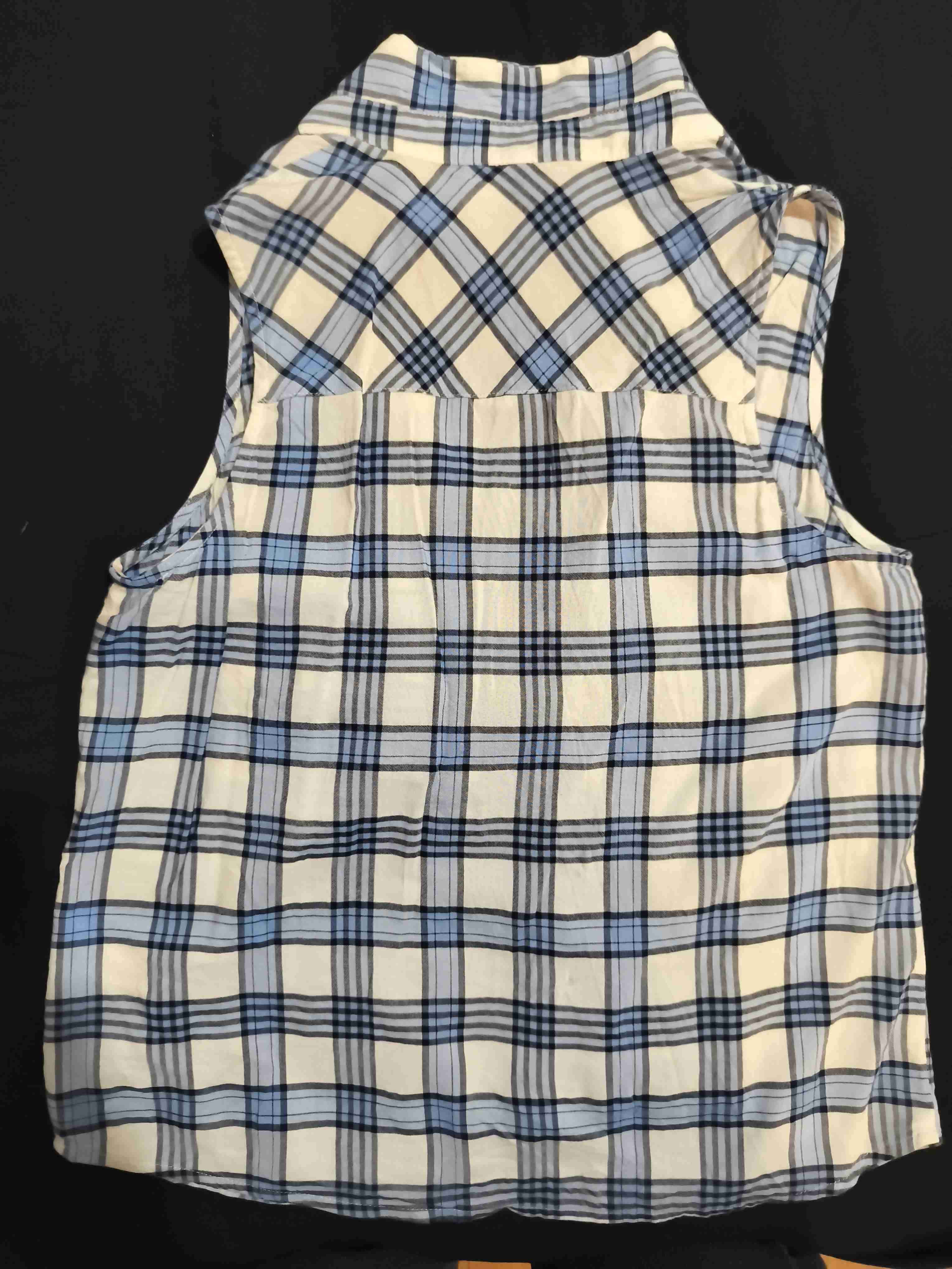 Camisa de cuadros sin mangas - miniatura 3