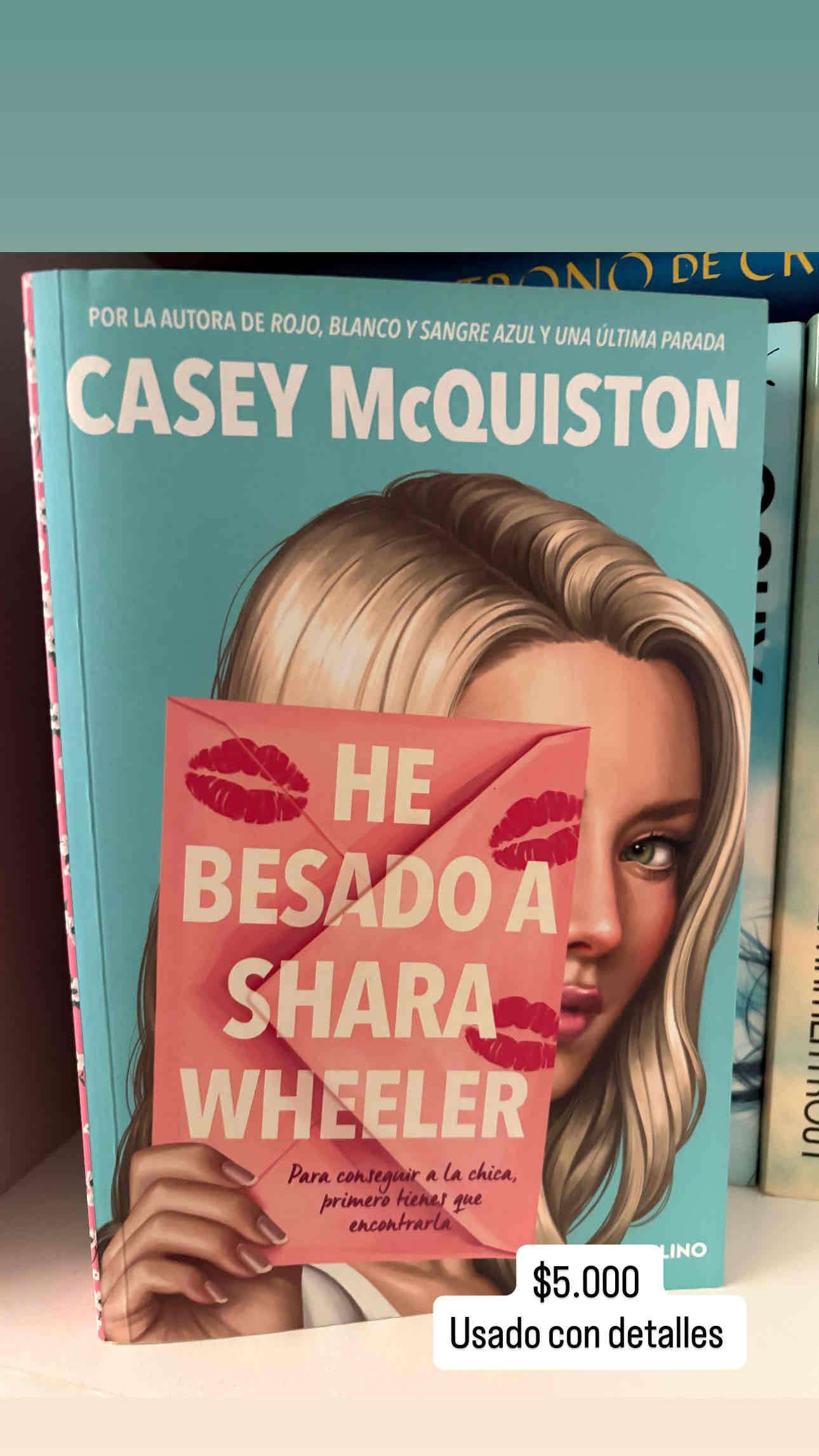 Libro 'He Besado a Shara Wheeler'
