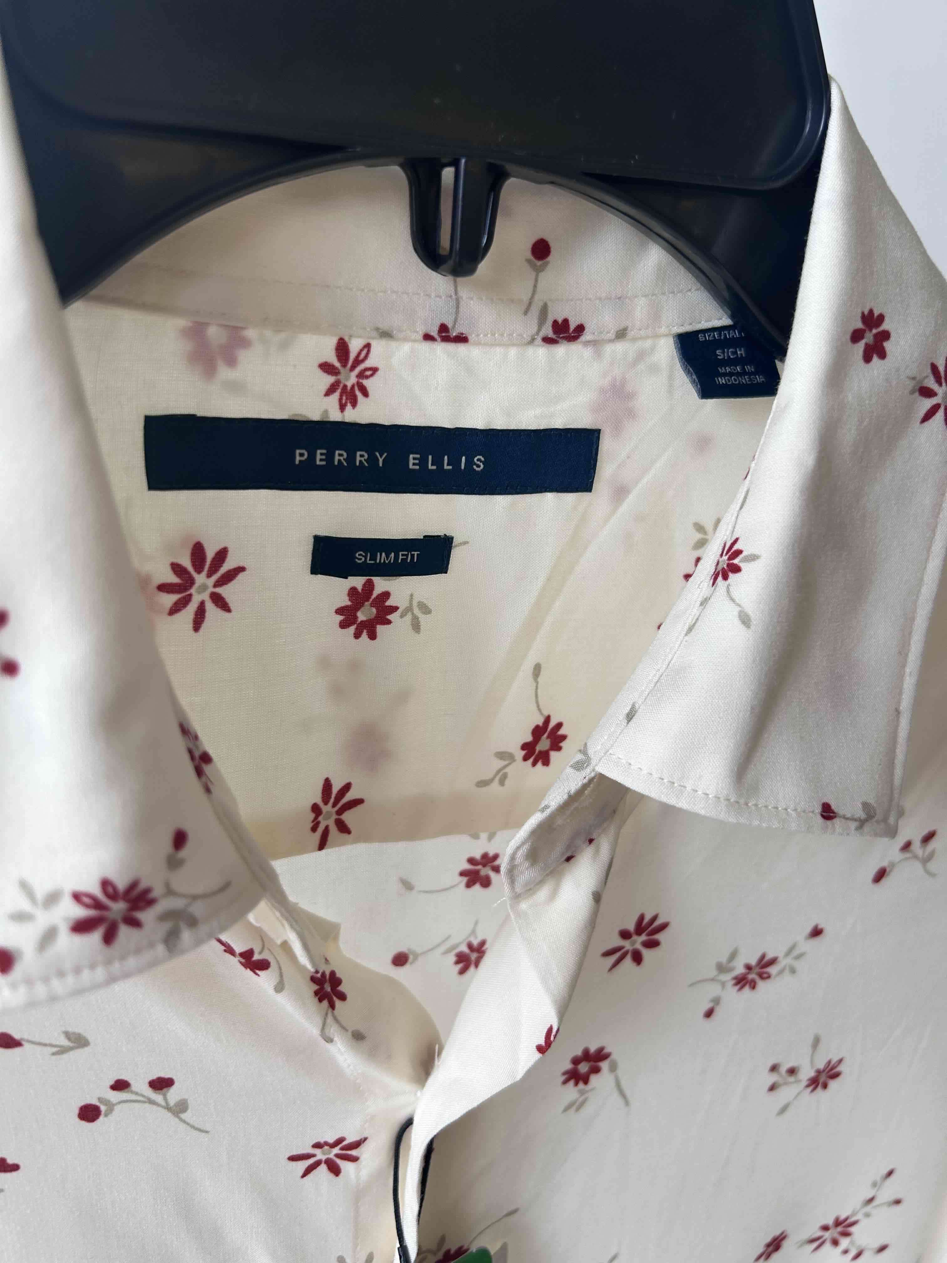 Camisa Perry Ellis floral nueva - miniatura 3