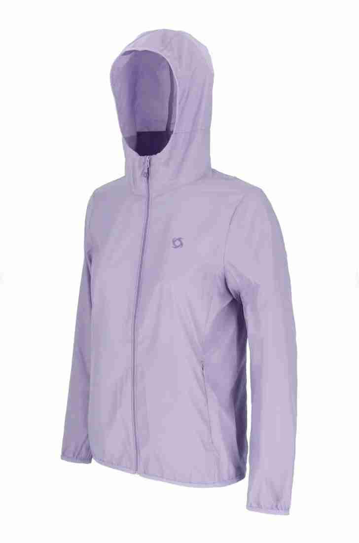 Chaqueta cortavientos lila con capucha - miniatura 3