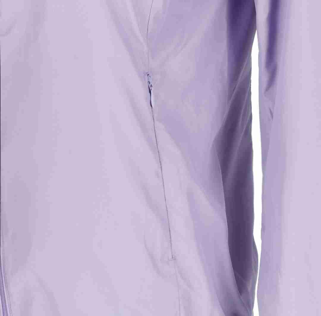 Chaqueta cortavientos lila con capucha - miniatura 4