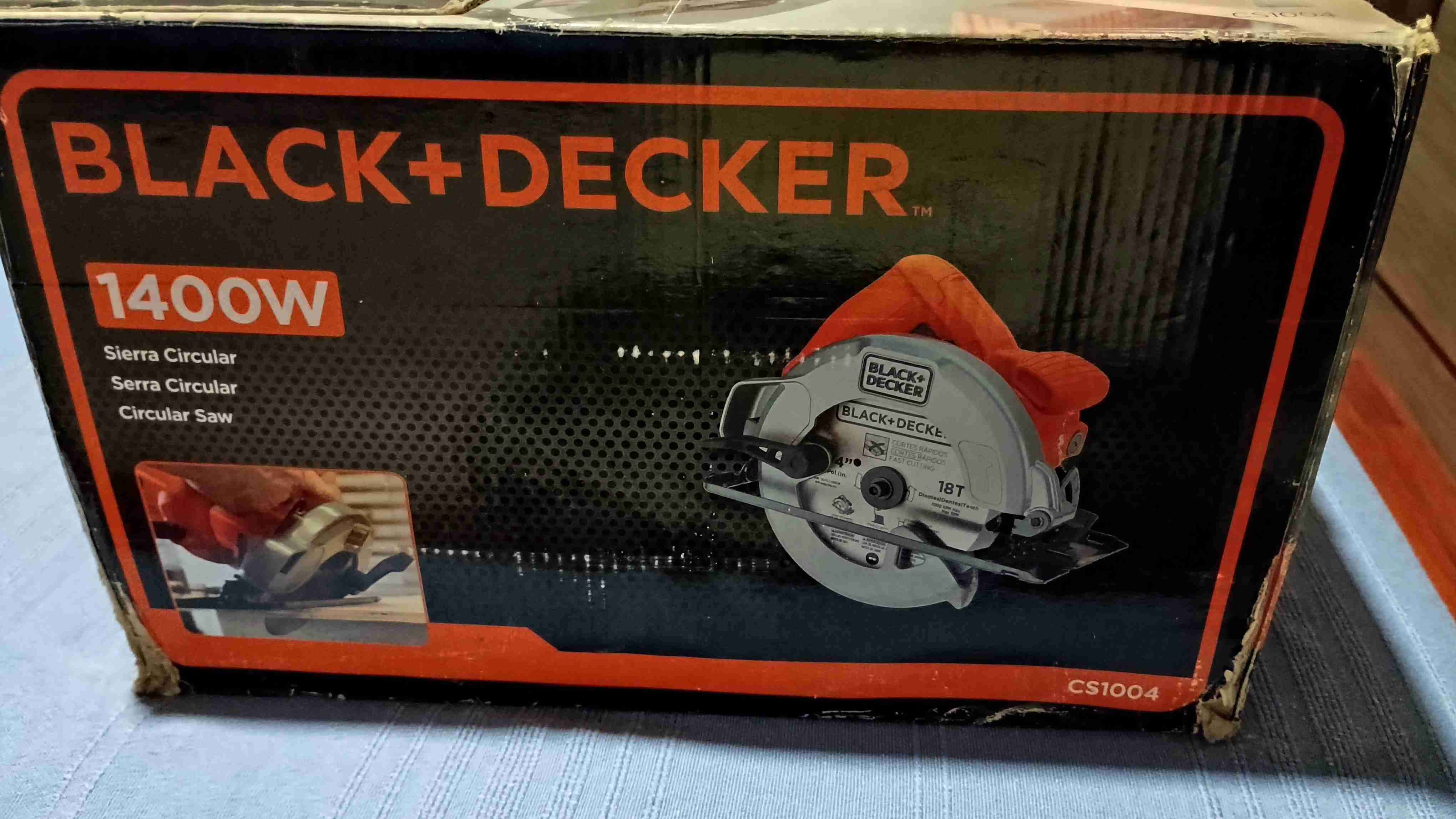 Sierra Circular BLACK+DECKER 1400W - miniatura 1