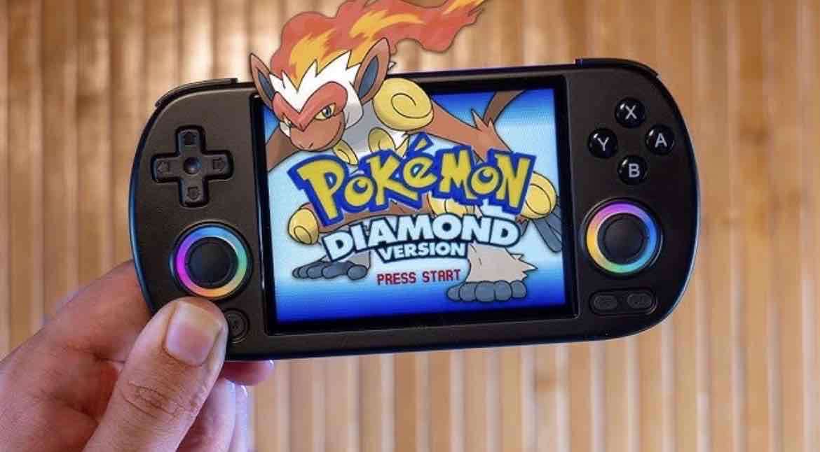 Consola Anbernic RG40XX H GBA DS 3DS PS1 PS4 PS5 - miniatura 1