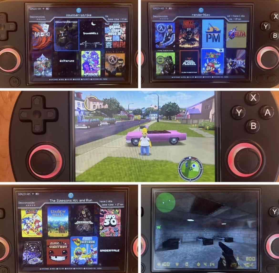 Consola Anbernic RG40XX H GBA DS 3DS PS1 PS4 PS5 - miniatura 4