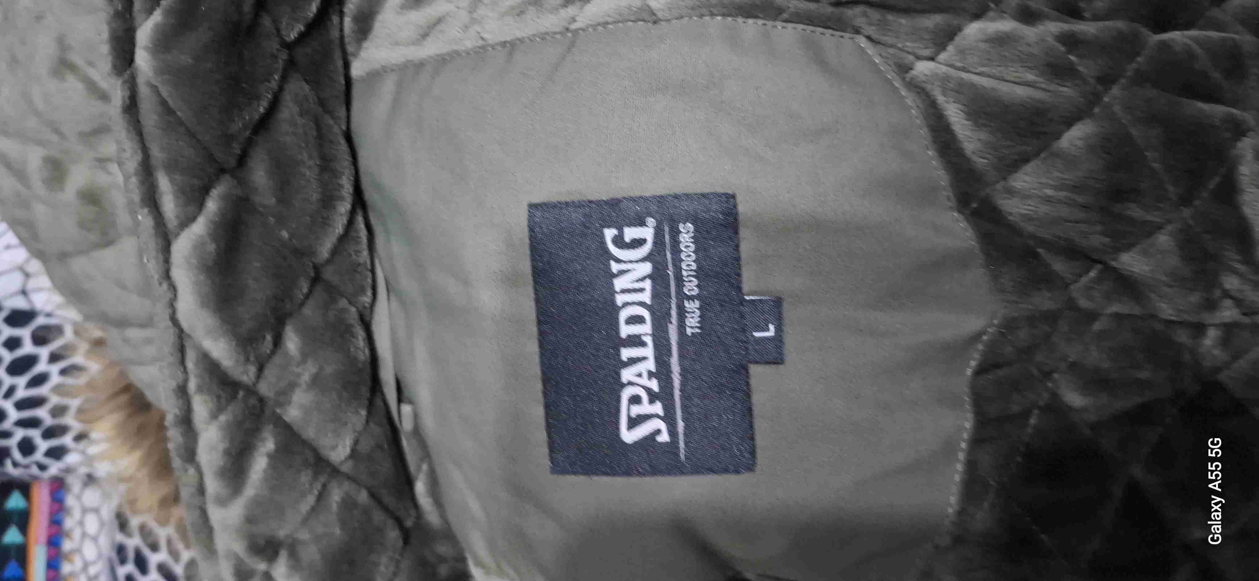 Chaqueta acolchada Spalding verde - miniatura 1