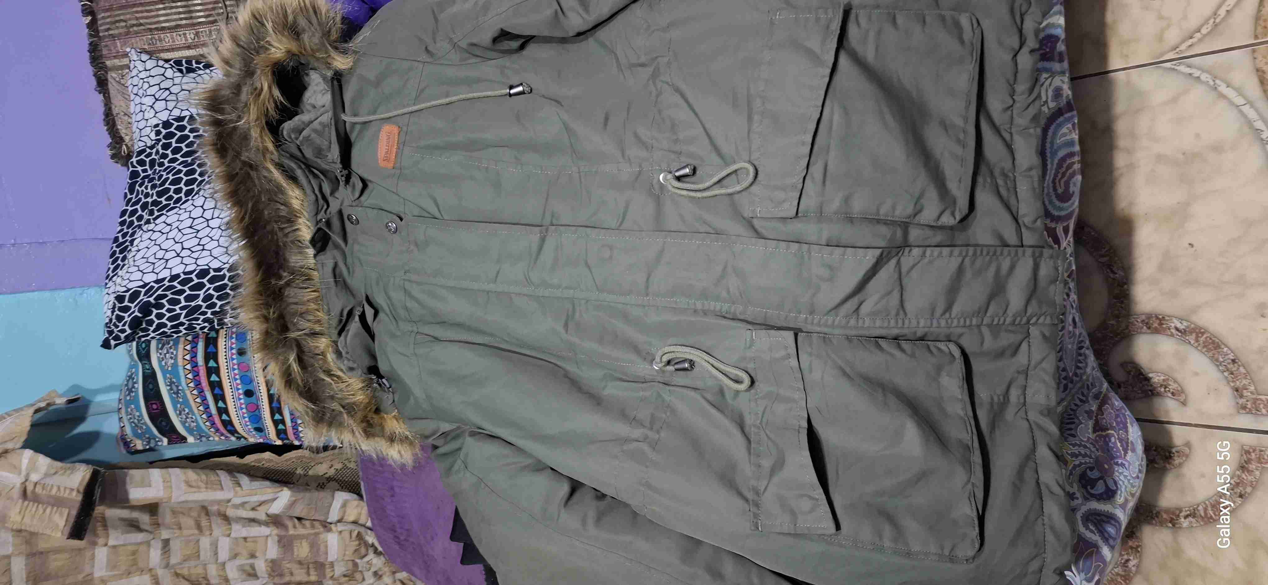 Chaqueta acolchada Spalding verde - miniatura 2