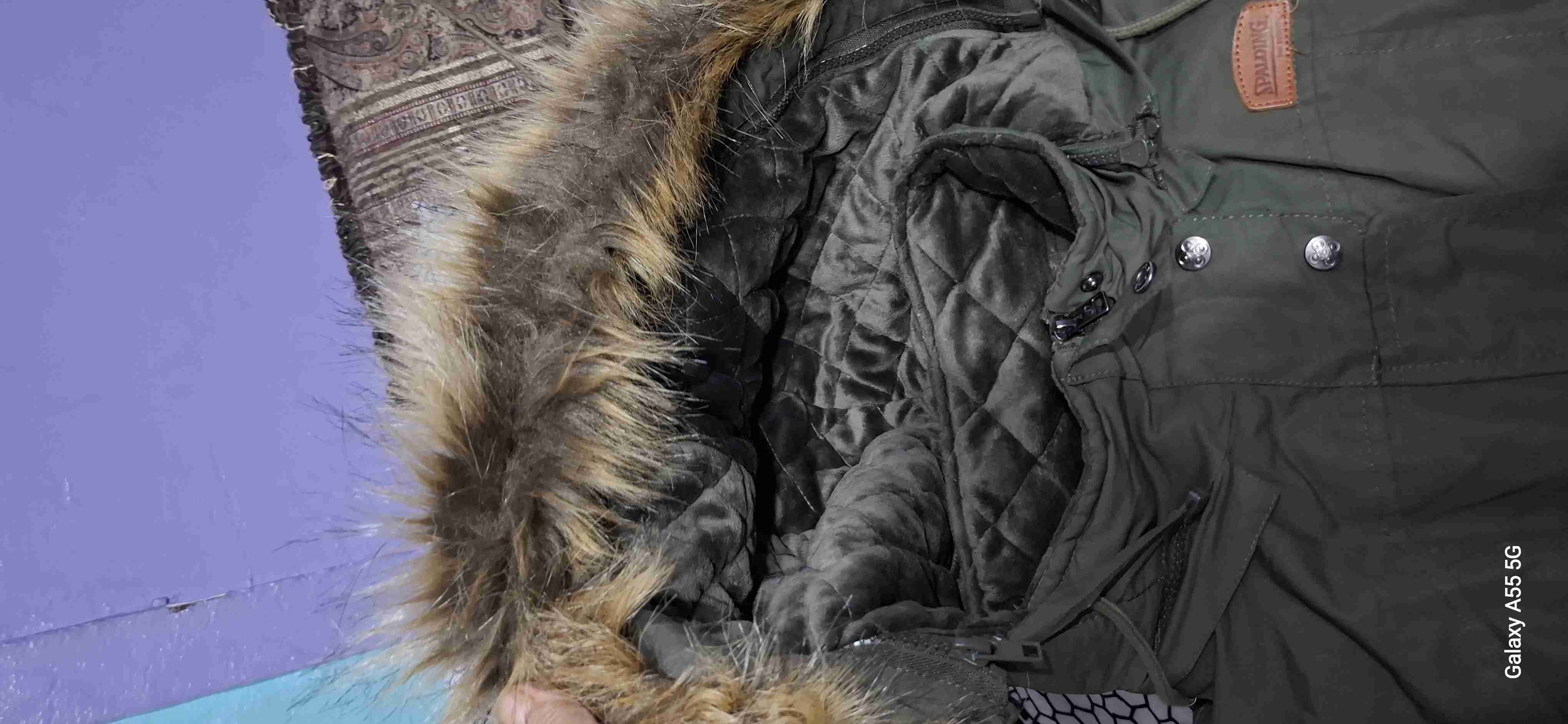 Chaqueta acolchada Spalding verde - miniatura 3