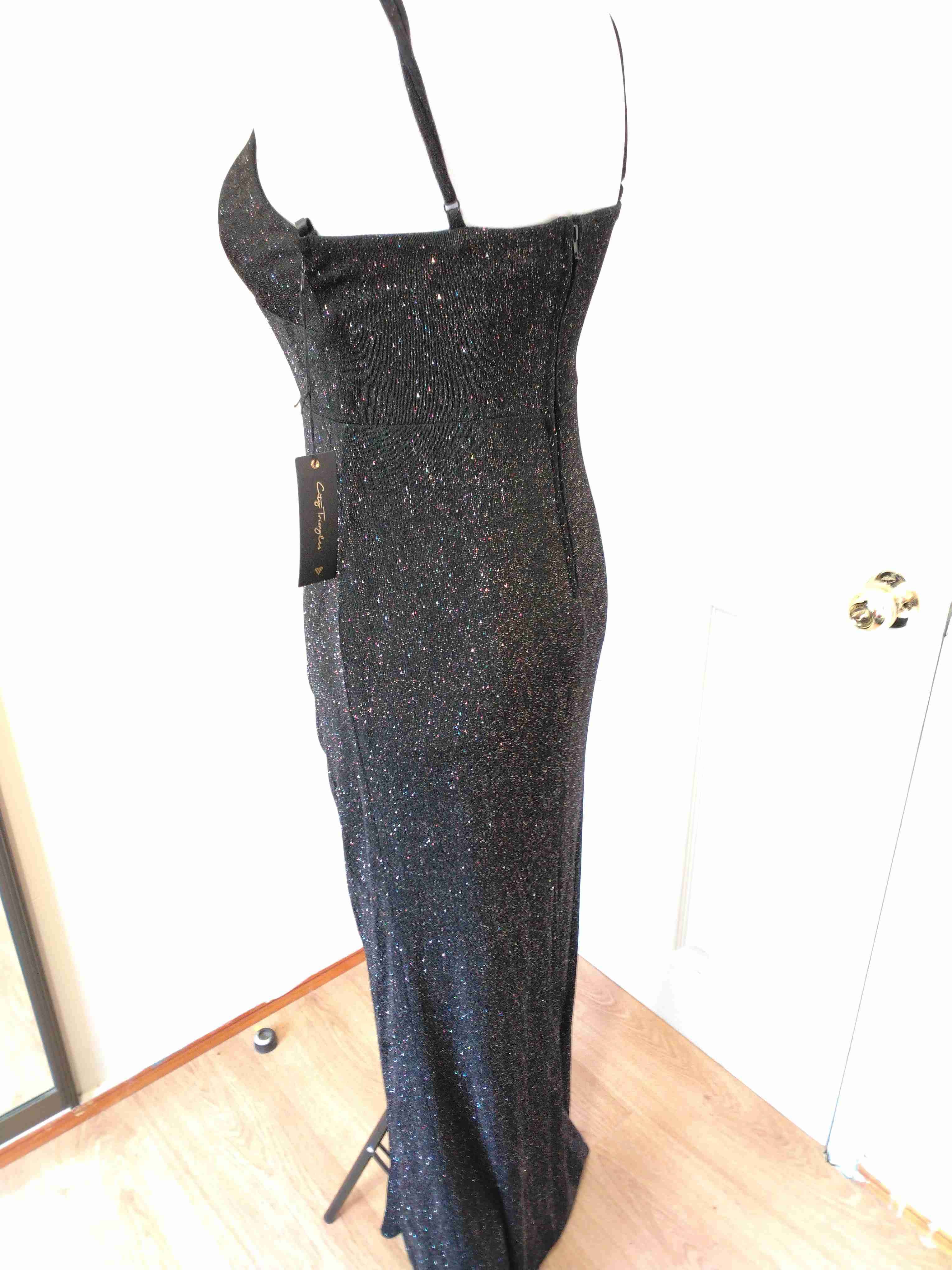 Vestido negro con brillo - miniatura 2