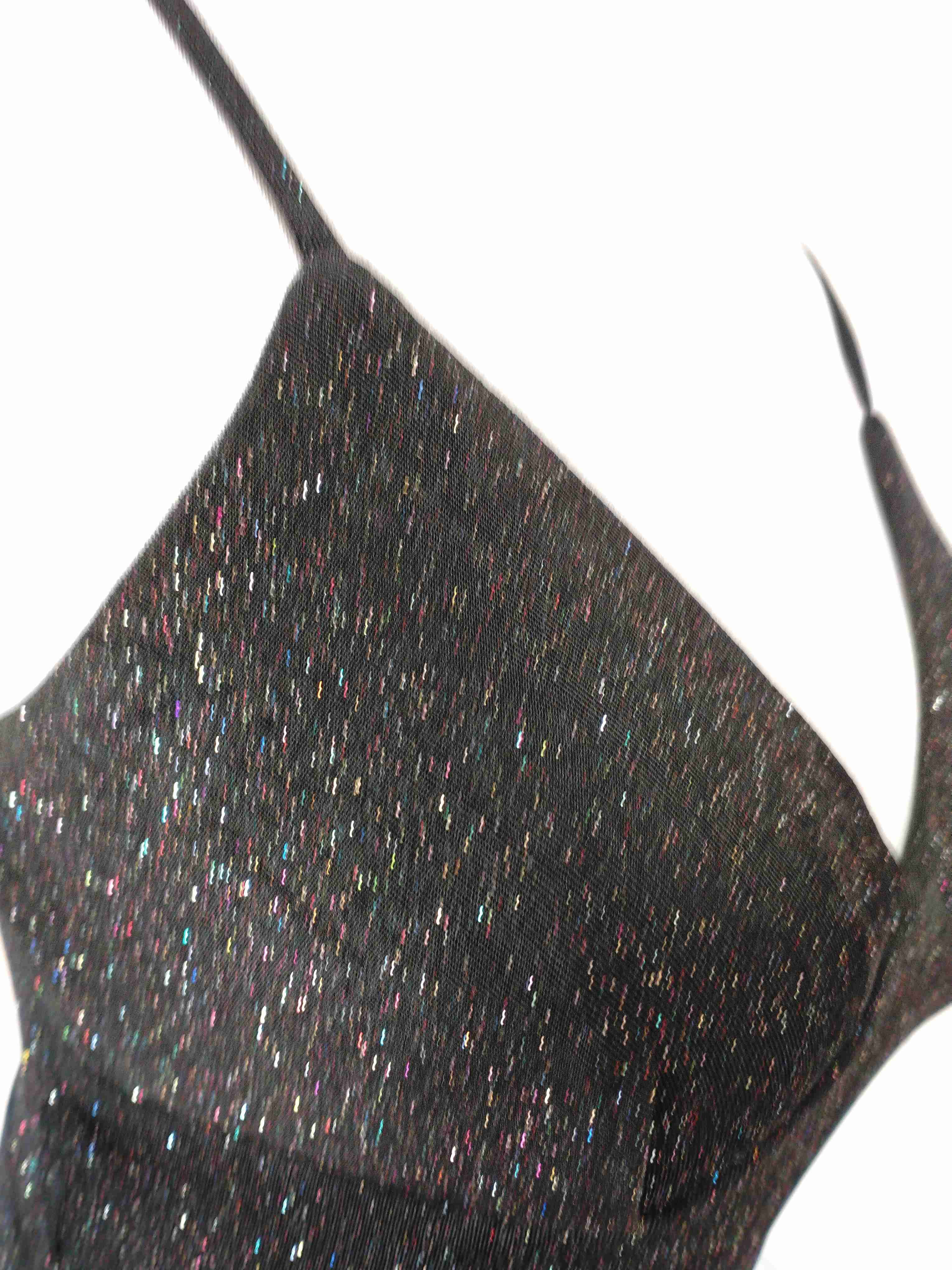 Vestido negro con brillo - miniatura 5