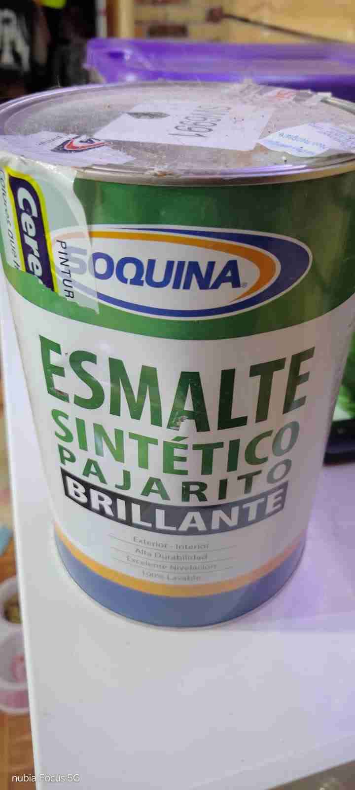 Esmalte sintético color negro