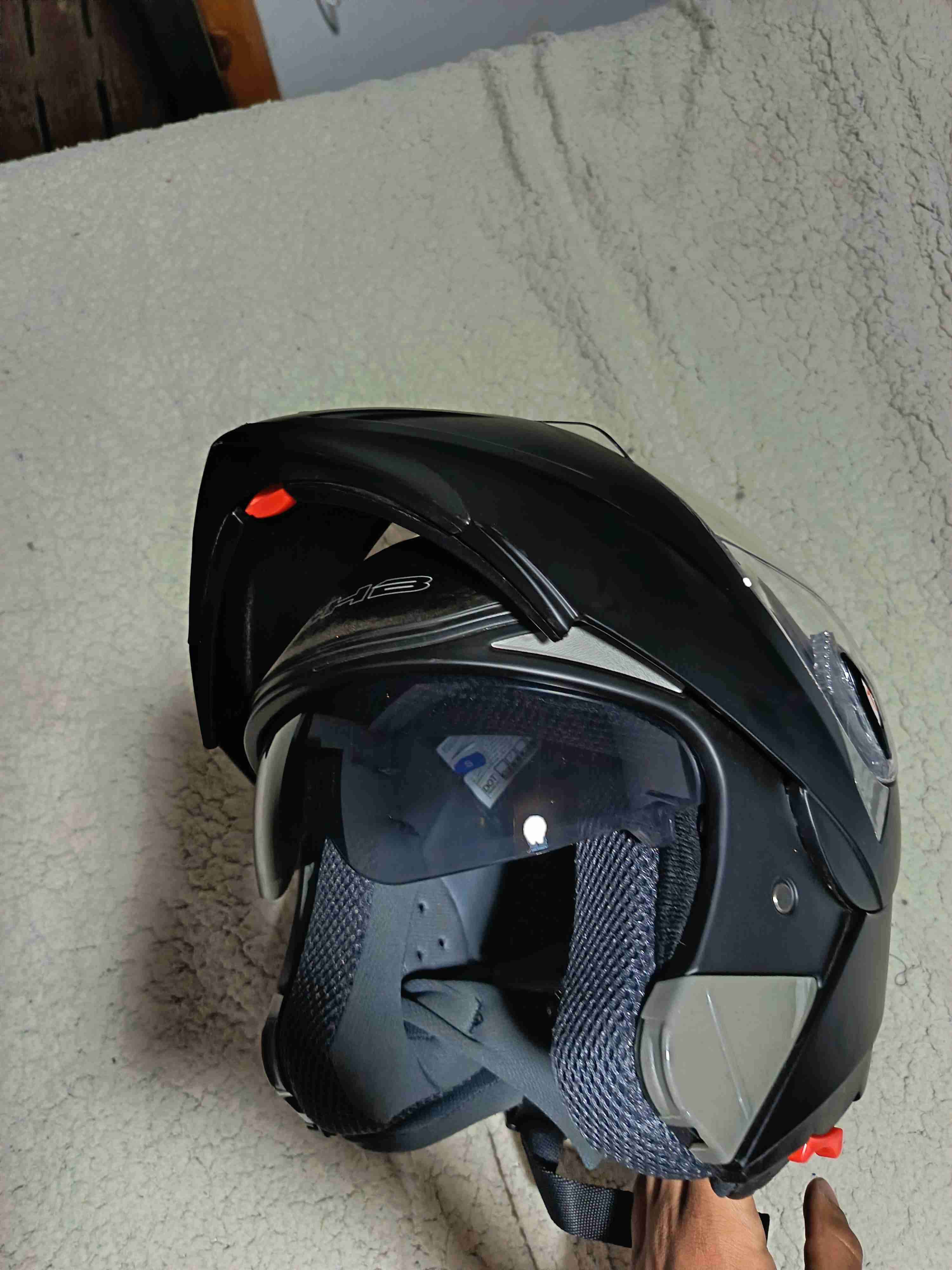 Casco integral CHB negro - miniatura 3