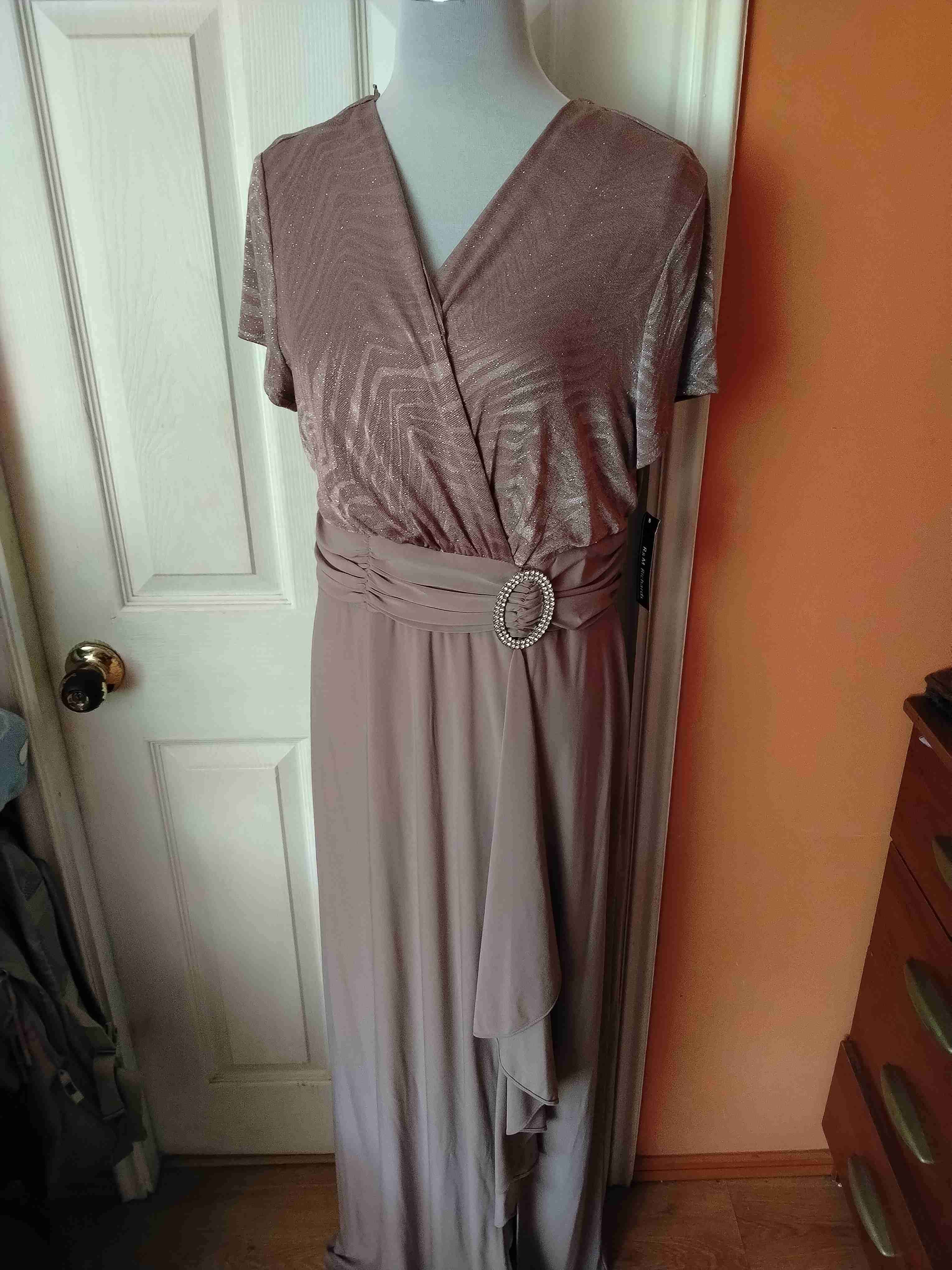 Vestido largo elegante rosa