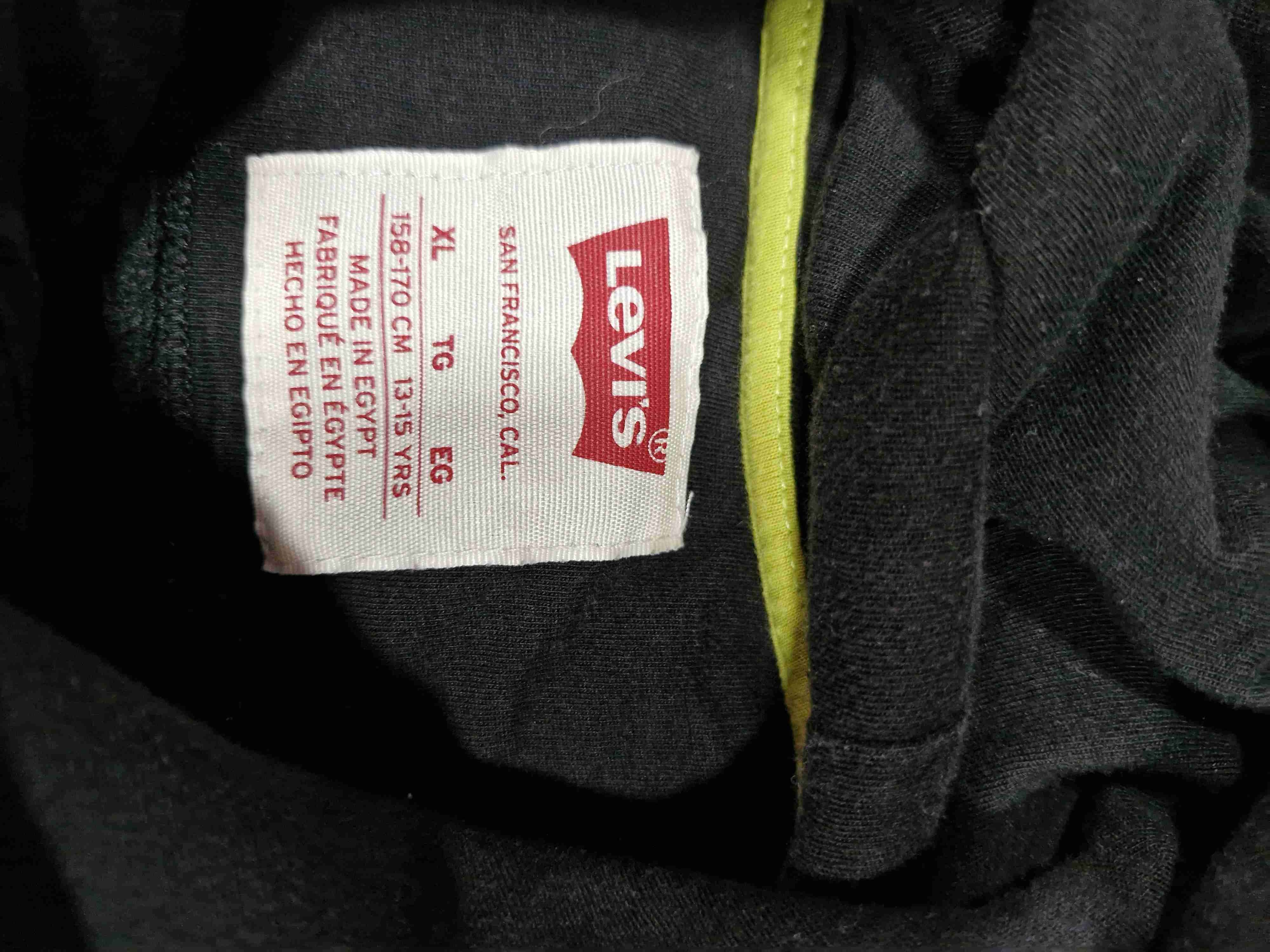 Polerón azul Levi's con capucha - miniatura 4