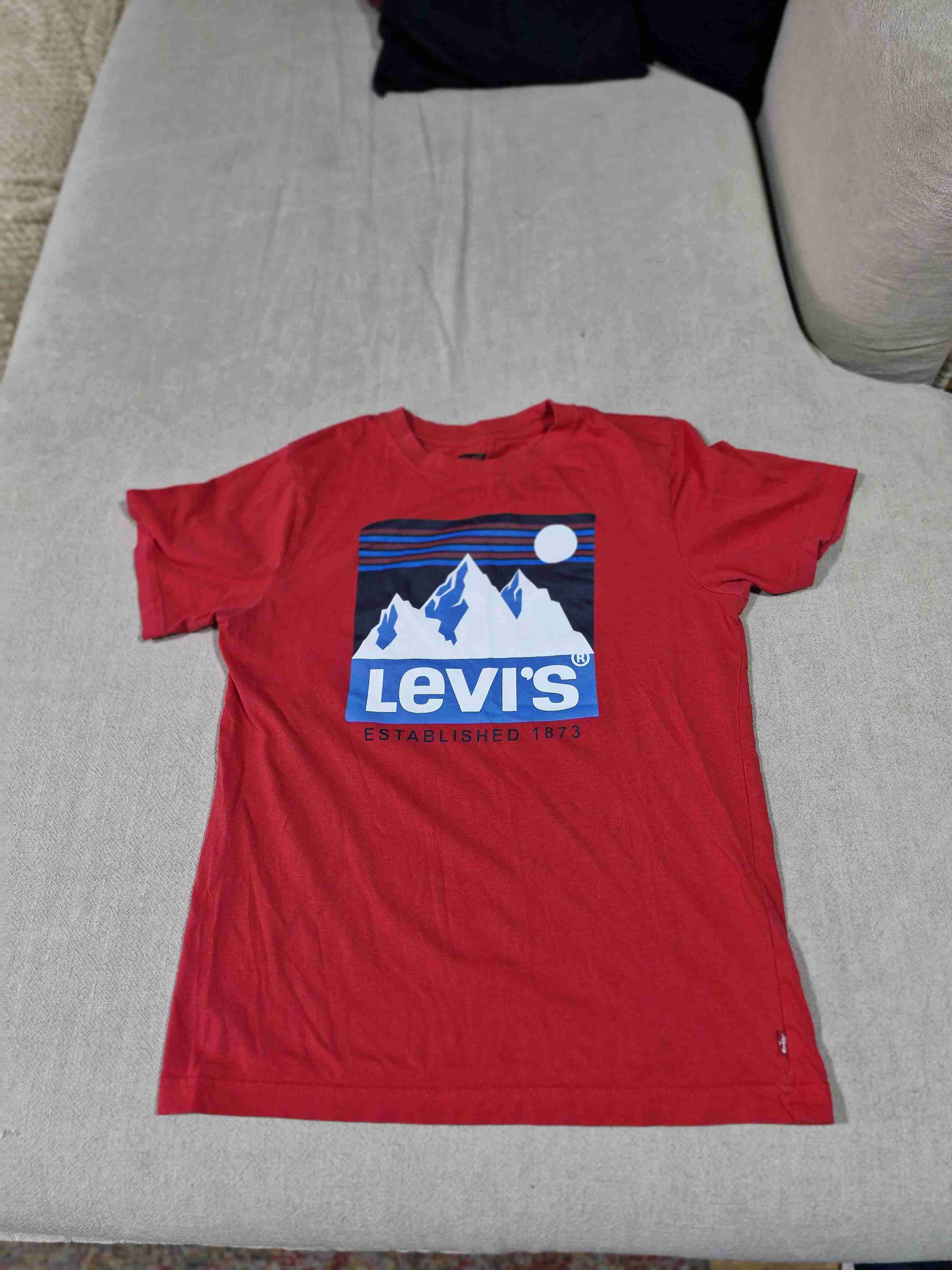 Polerón azul Levi's con capucha - miniatura 5