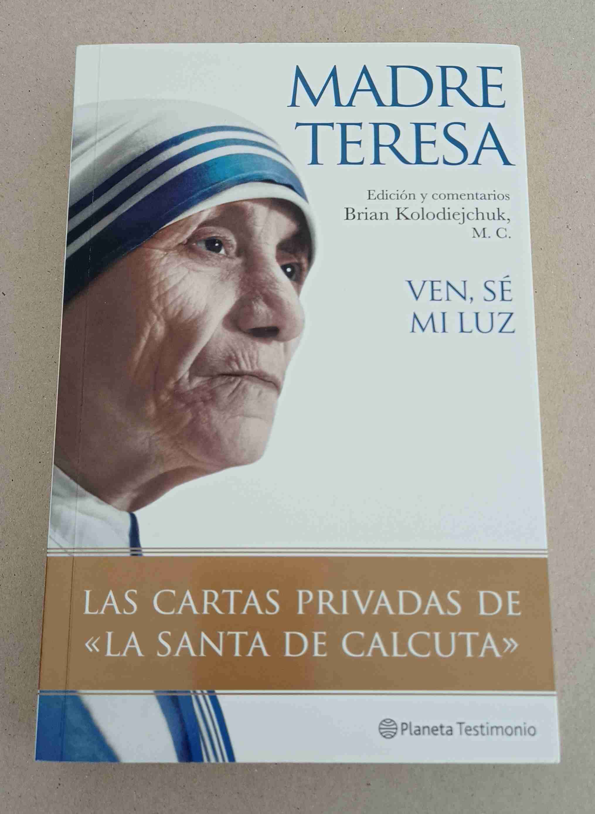 Libro Madre Teresa 'Ven, sé mi luz'