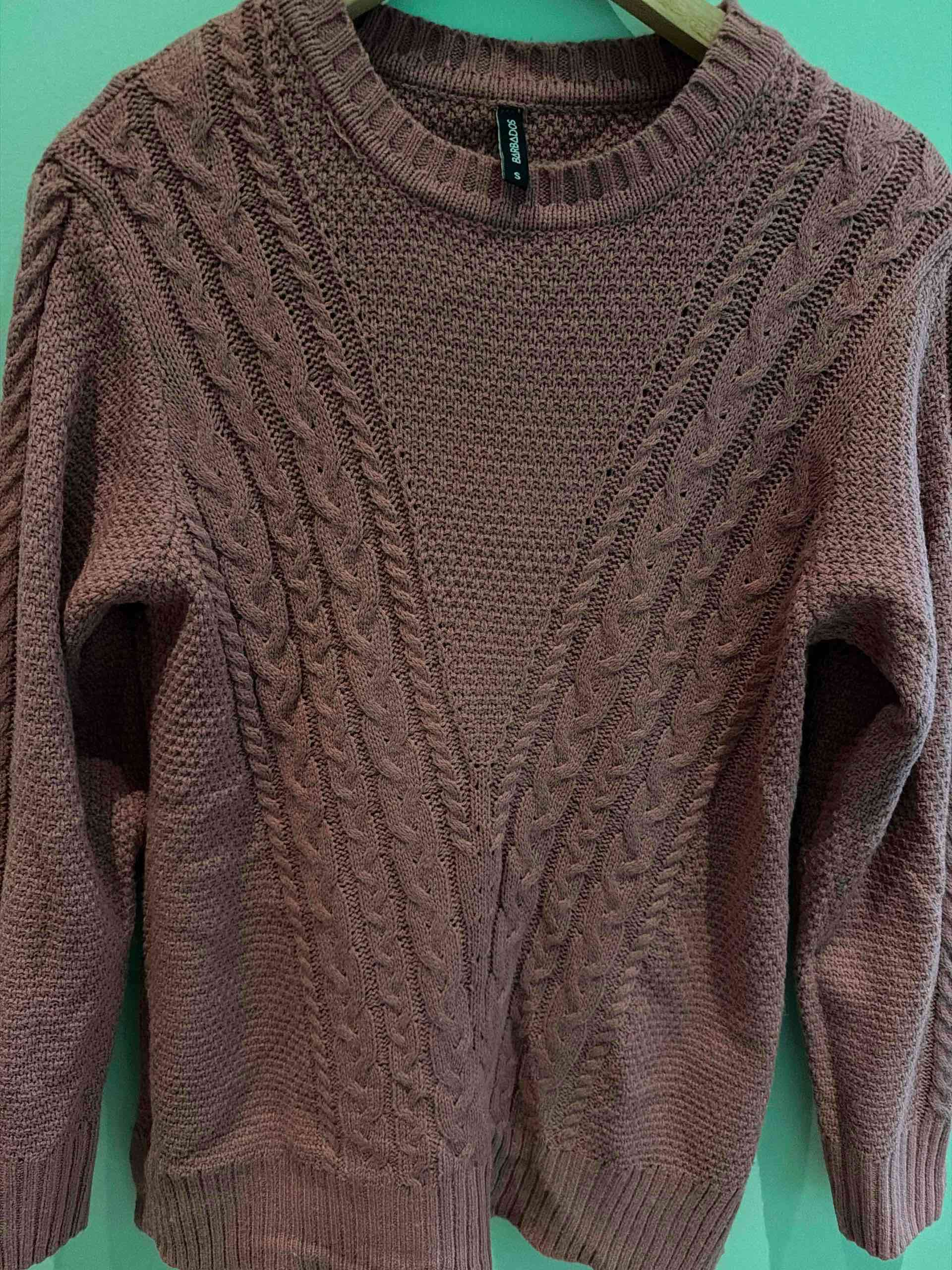 Suéter rosado tejido Barbados - miniatura 3