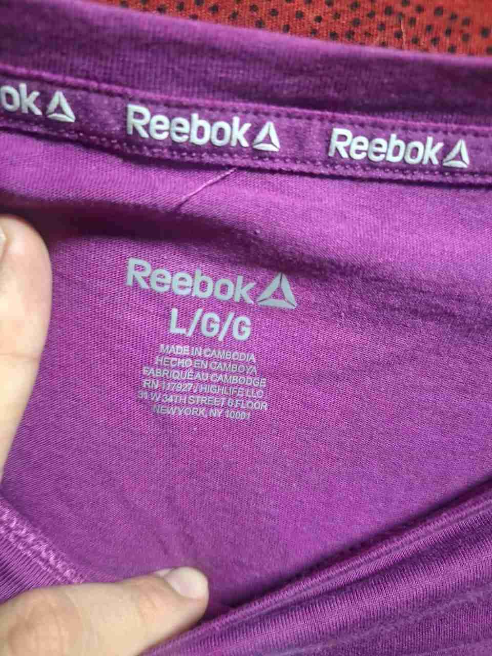 Polera deportiva Reebok morada - miniatura 2
