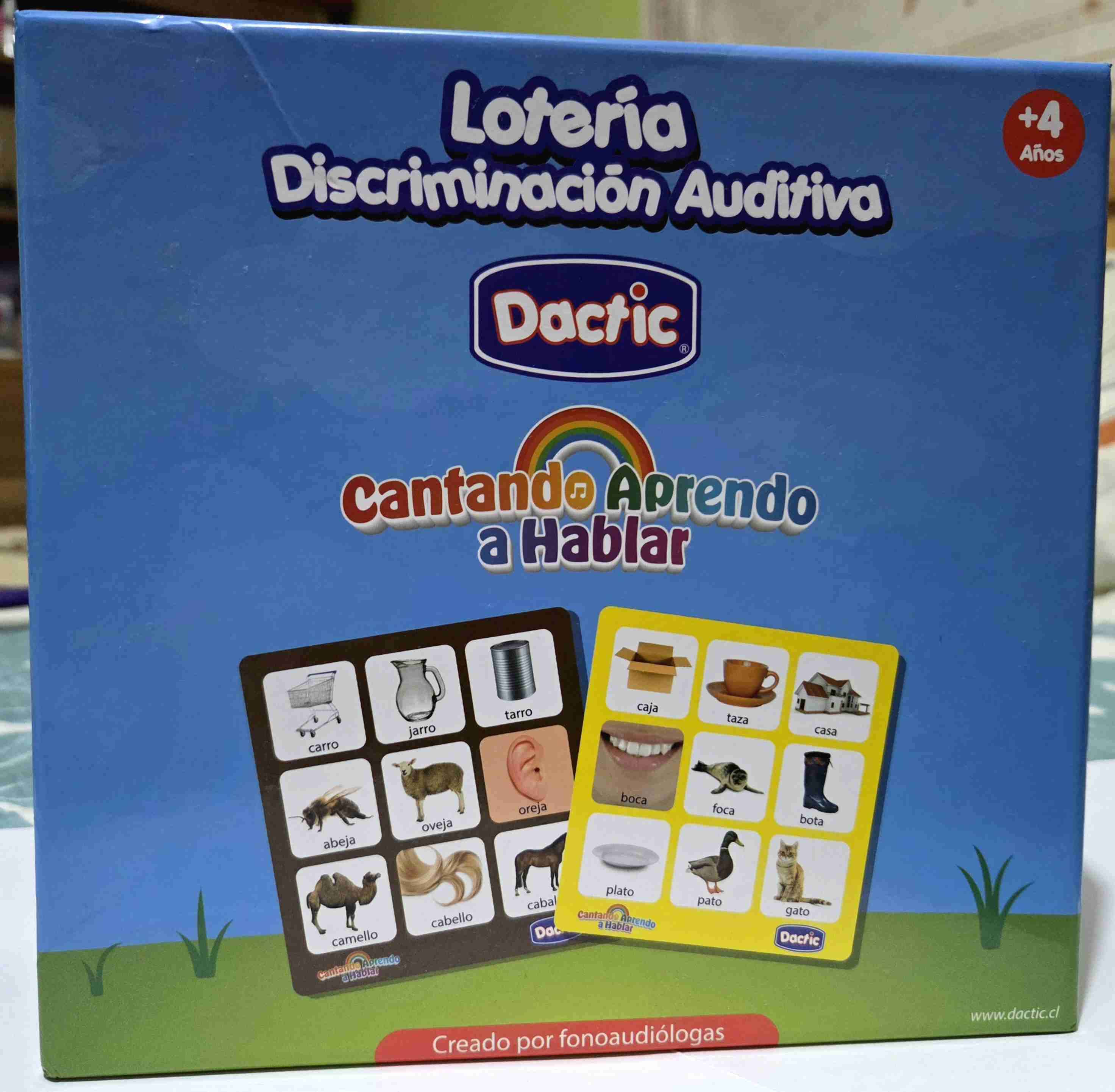 Juego lotería discriminación auditiva - miniatura 1
