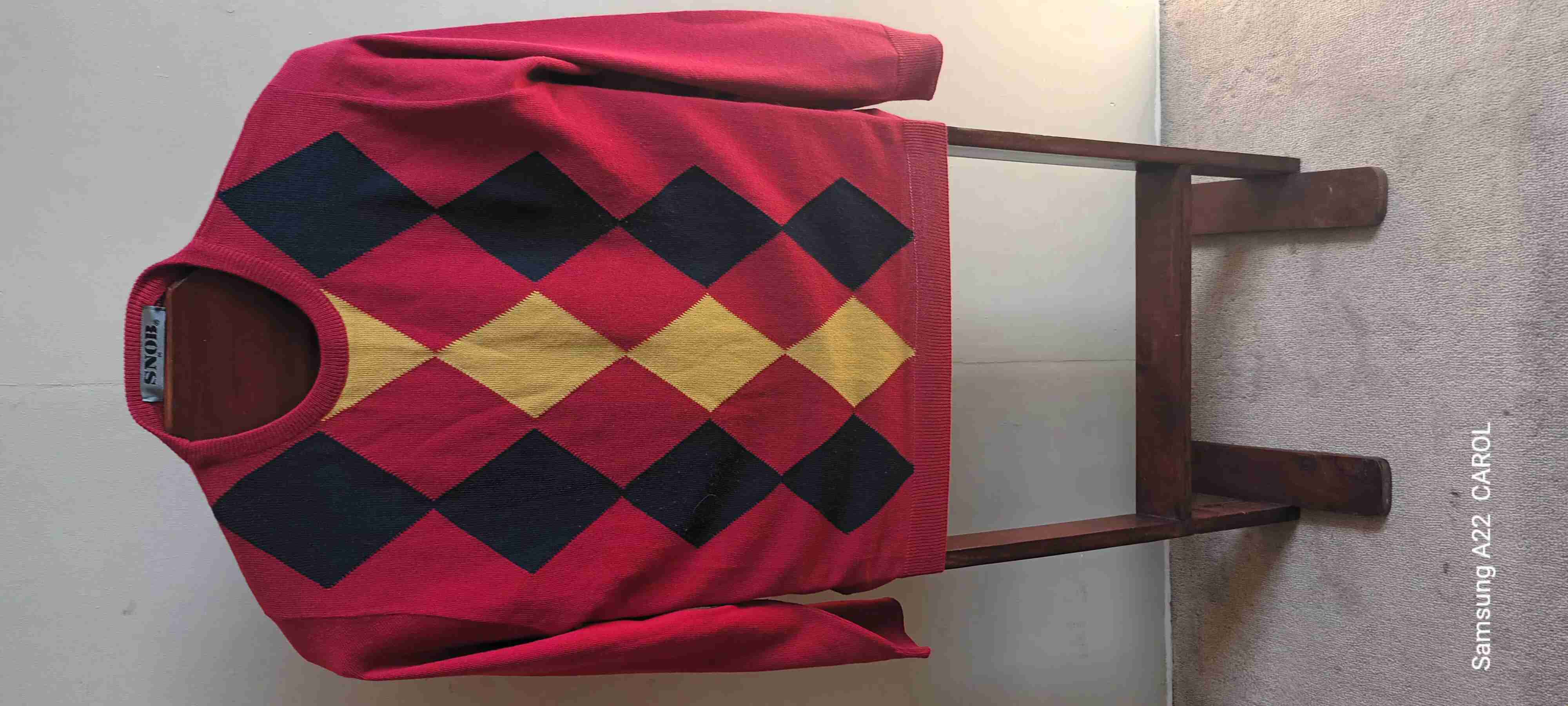 Suéter tejido color ladrillo - miniatura 2