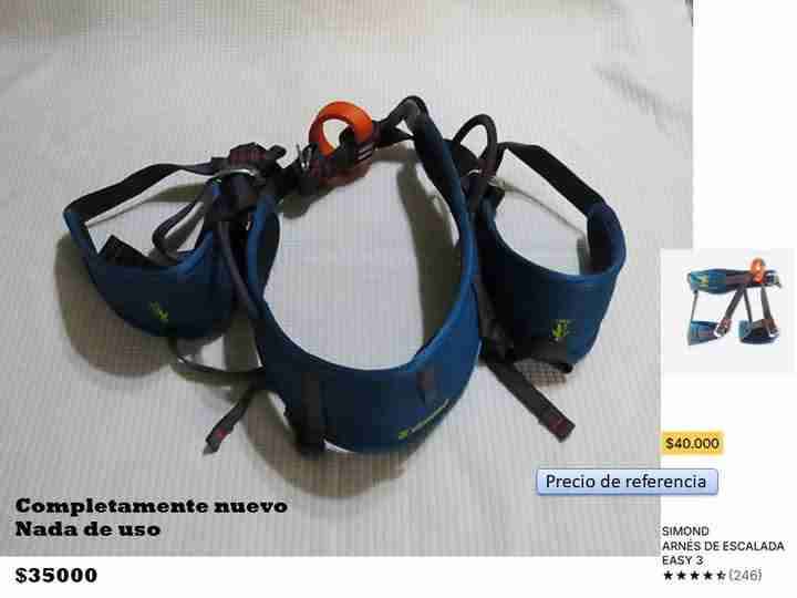 Arnés de escalada Simond nuevo