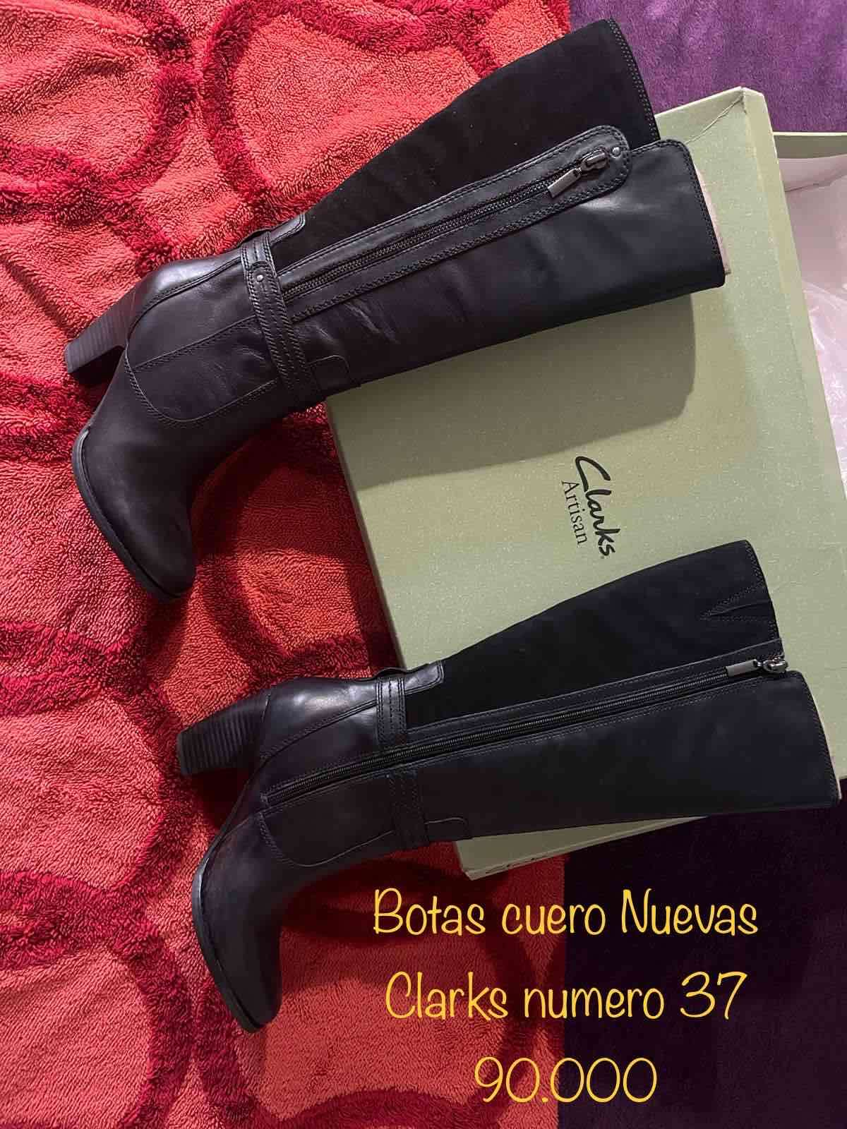 Botas de cuero Clarks nuevas - miniatura 1