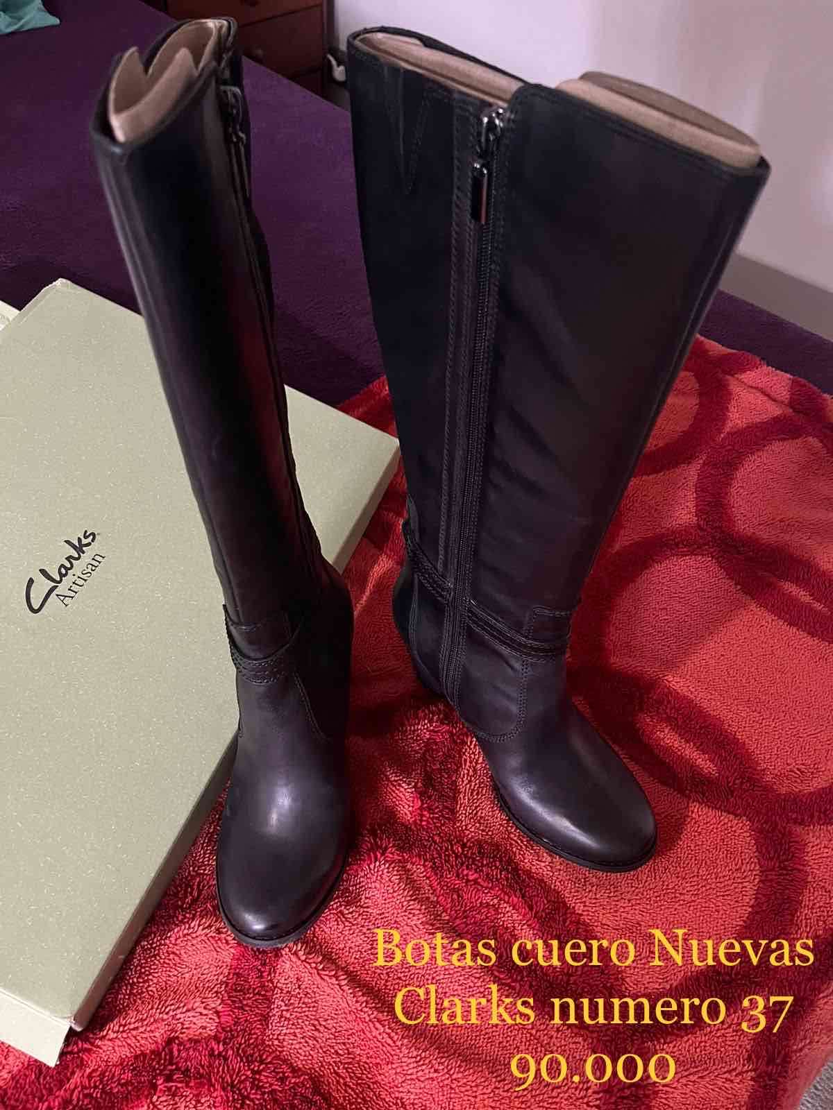 Botas de cuero Clarks nuevas - miniatura 3