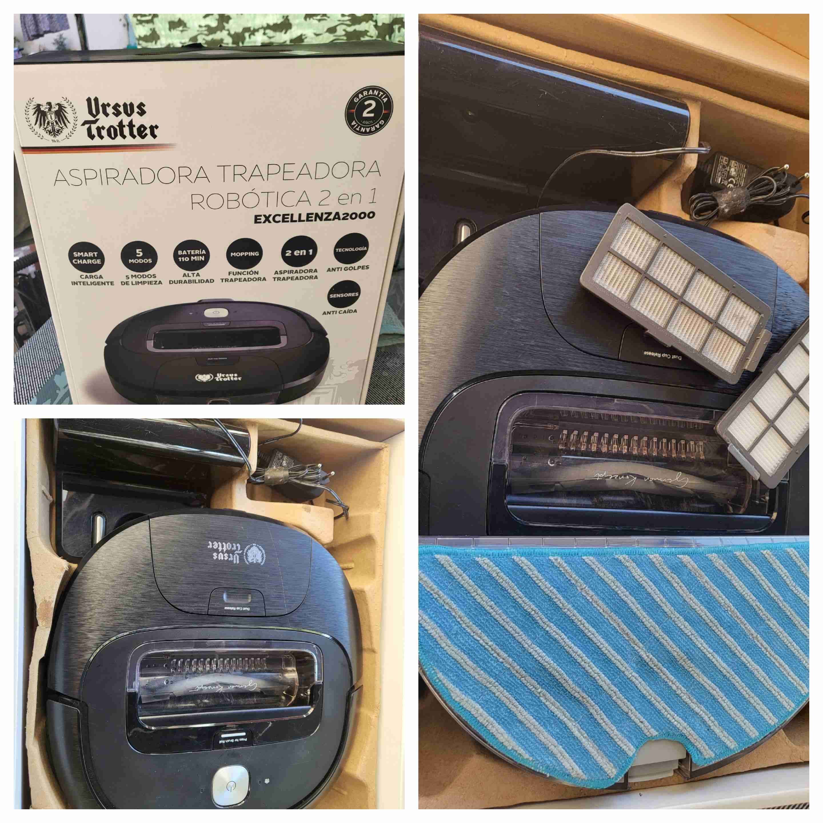 Aspiradora robot con base de carga - miniatura 3