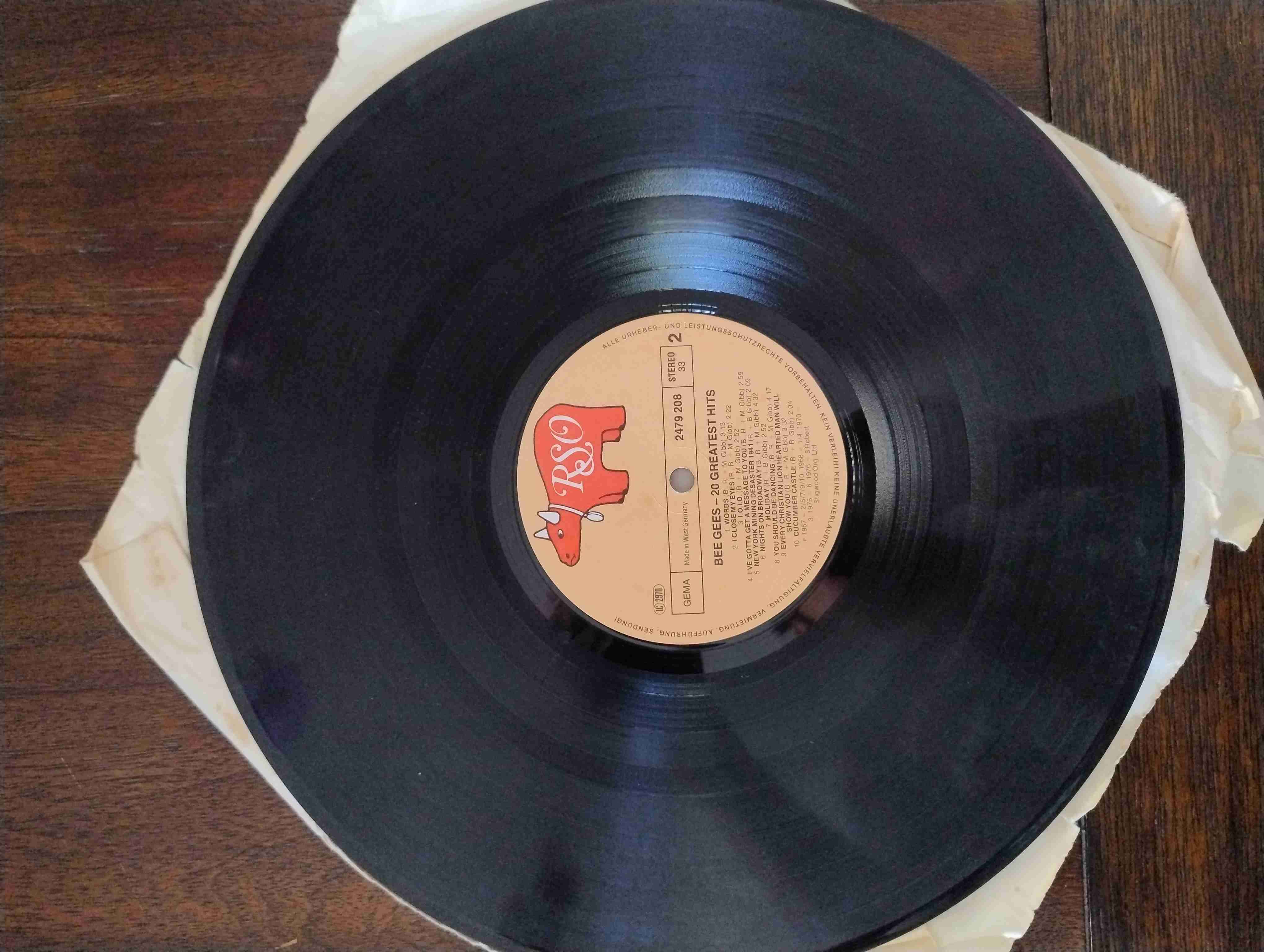 Vinilo Bee Gees 20 Greatest Hits - miniatura 1