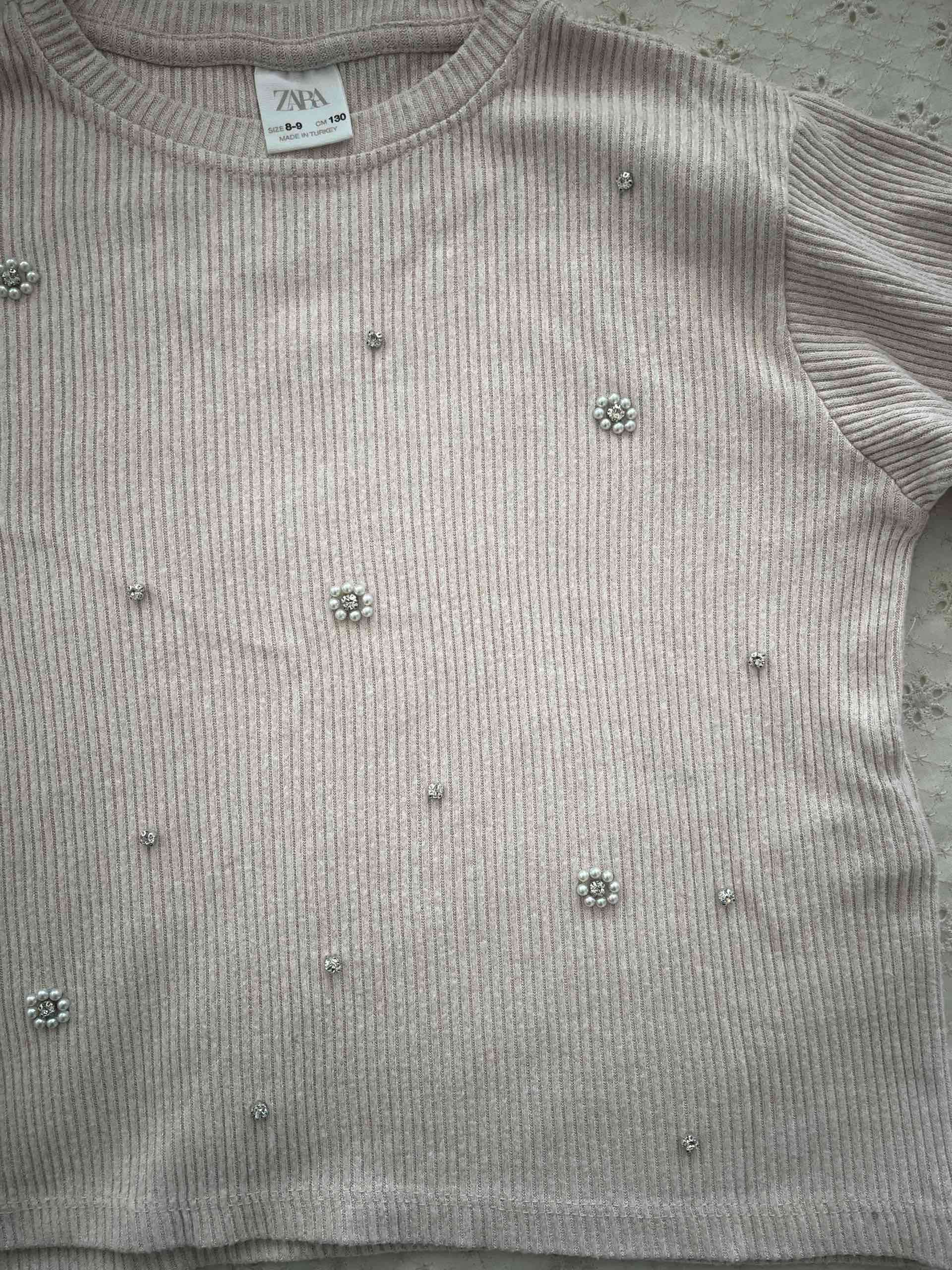 Chalequito Zara con detalles perlas talla 8/9 - miniatura 1