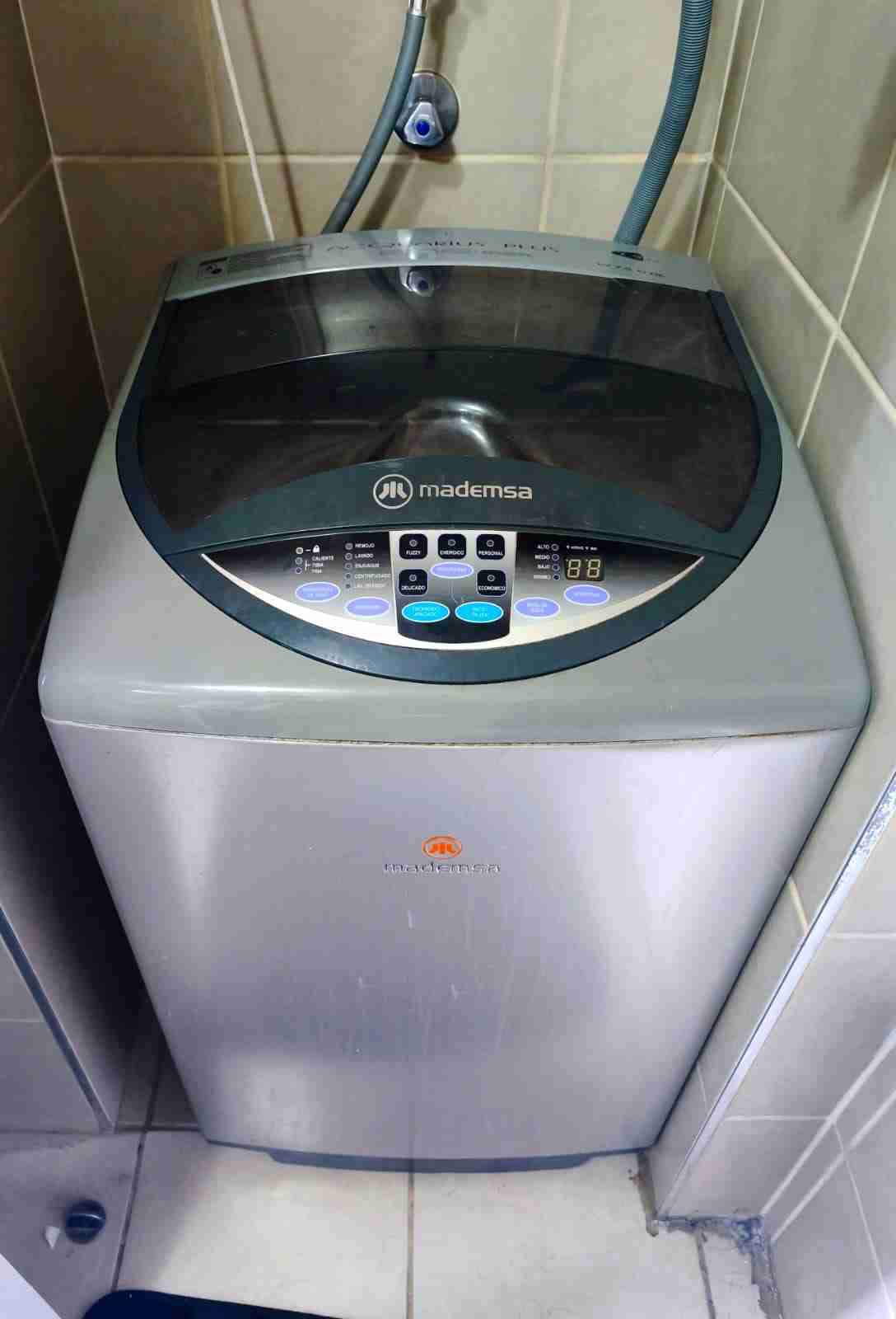 Lavadora Mademsa Acquarius Plus 870 Inox 7.5 kg - miniatura 3