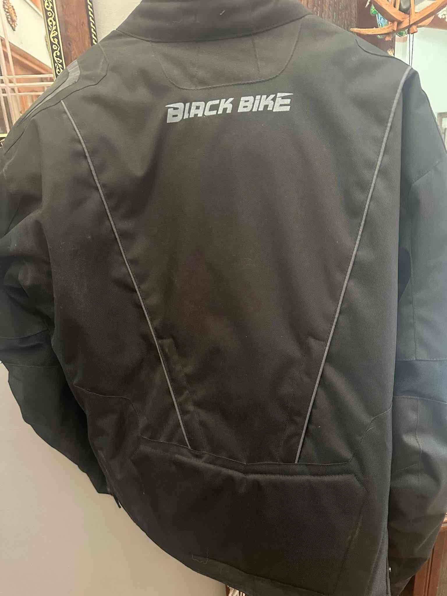 Chaqueta moto Black Bike negra - miniatura 1