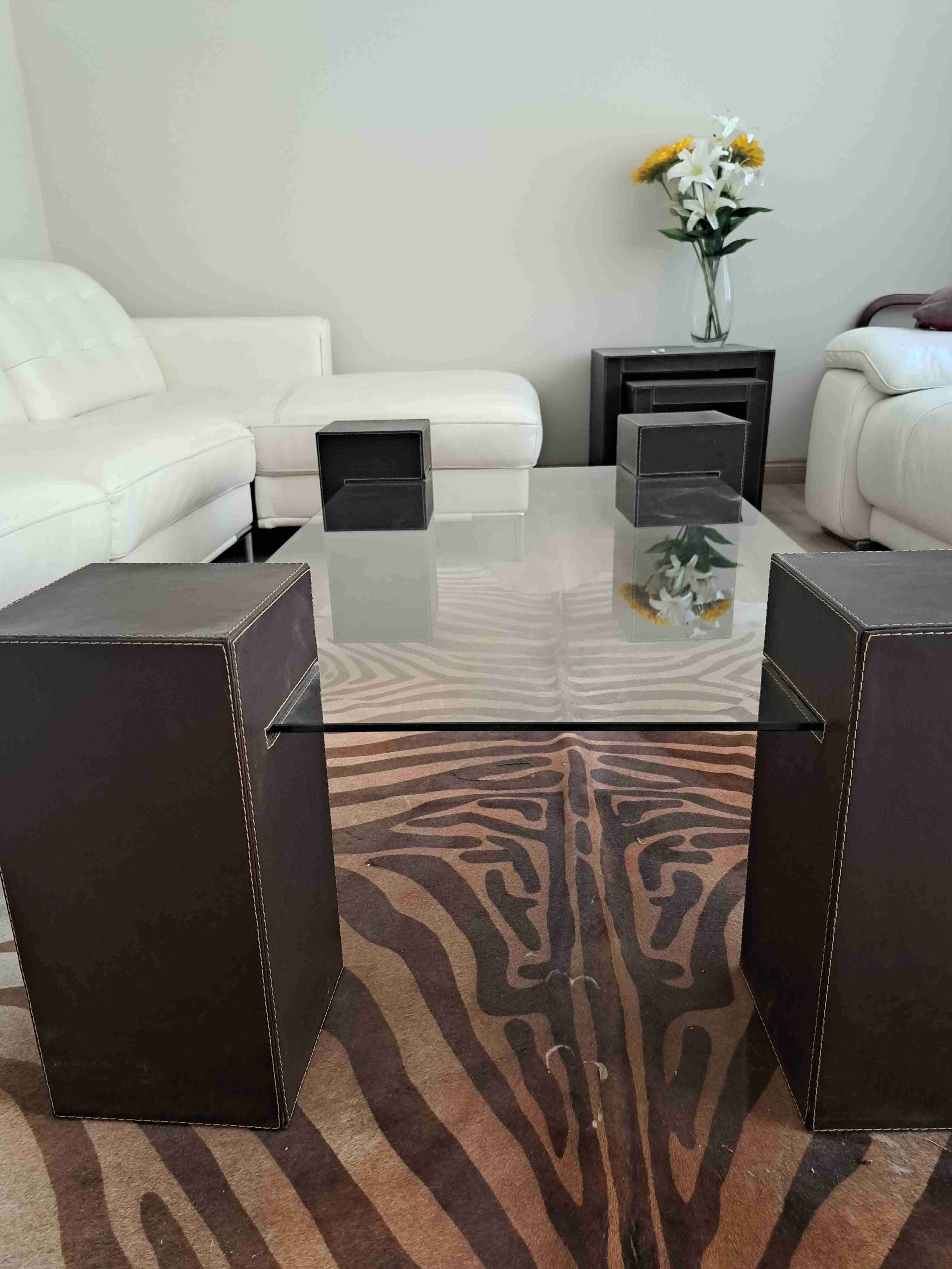 Mesa de vidrio moderna - miniatura 2