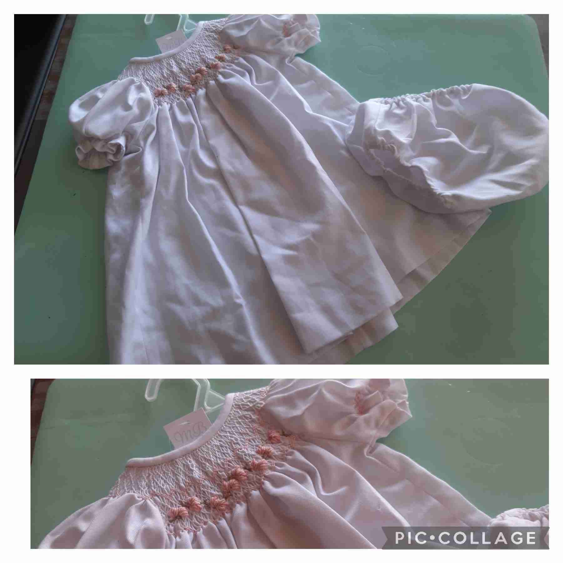Vestido blanco para bebé