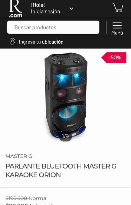 Parlante portátil Master-G - miniatura 4