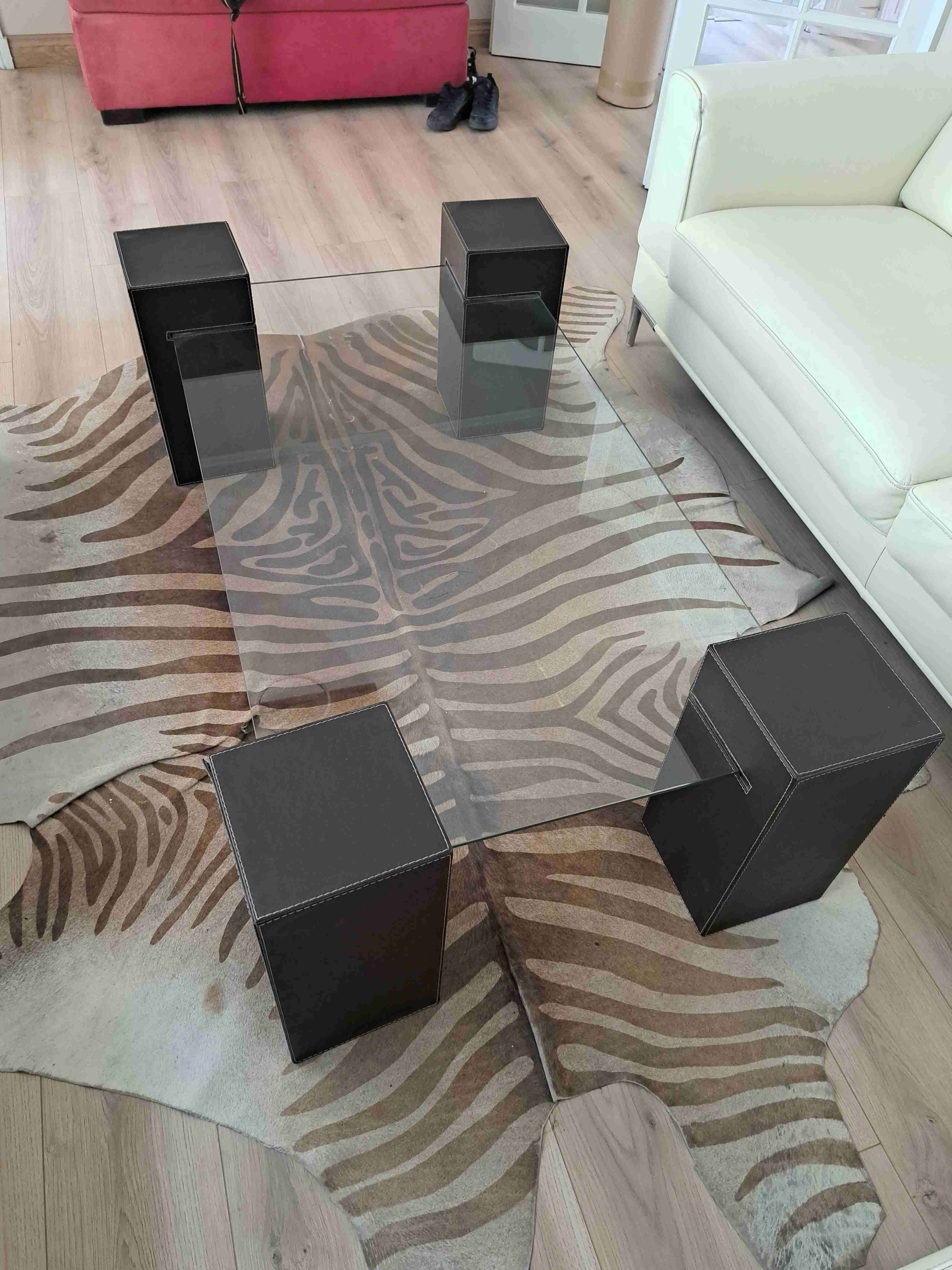 Alfombra de cuero con diseño - miniatura 2