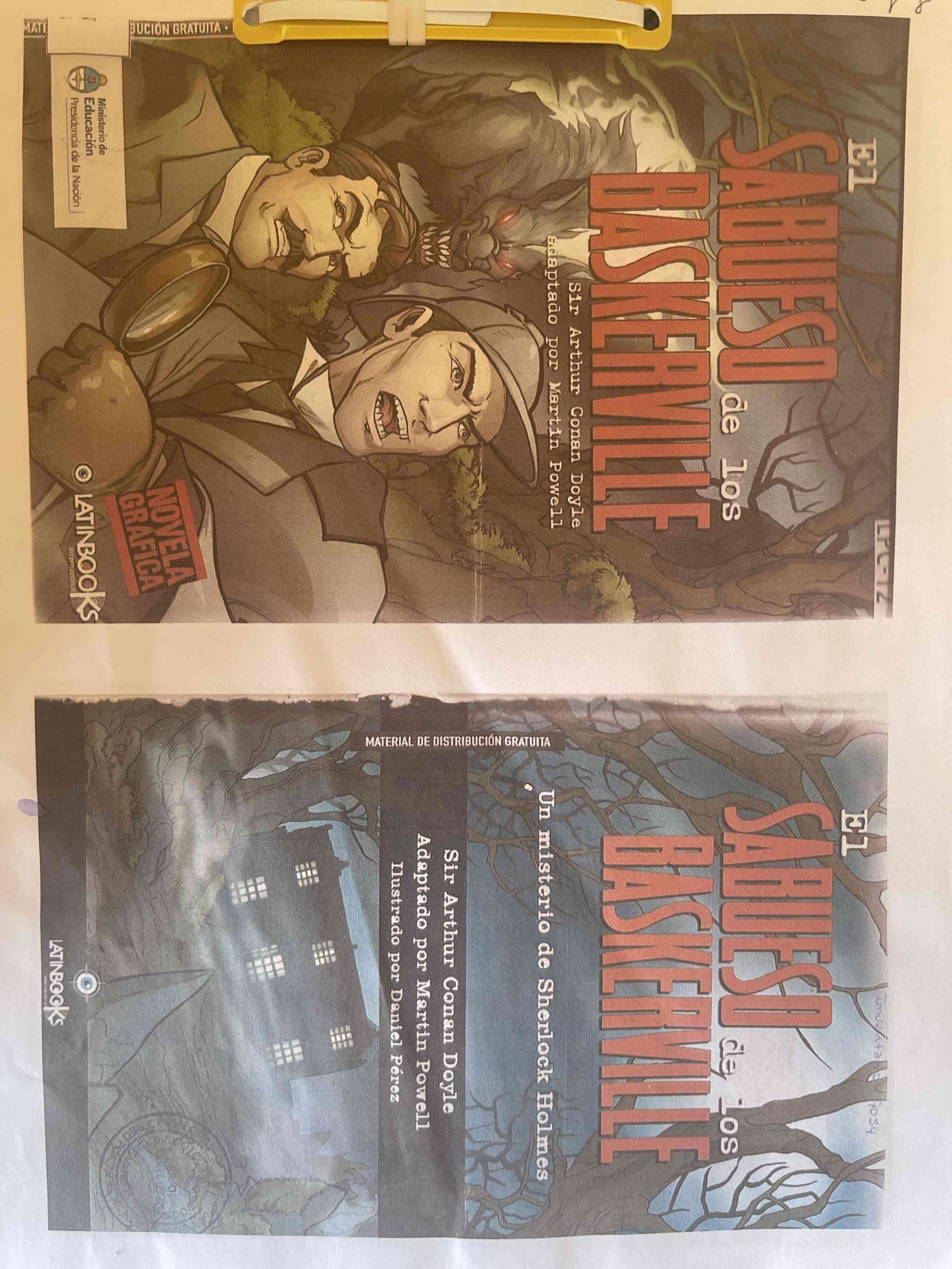 Novela gráfica El Sabueso de los Baskerville - miniatura 1