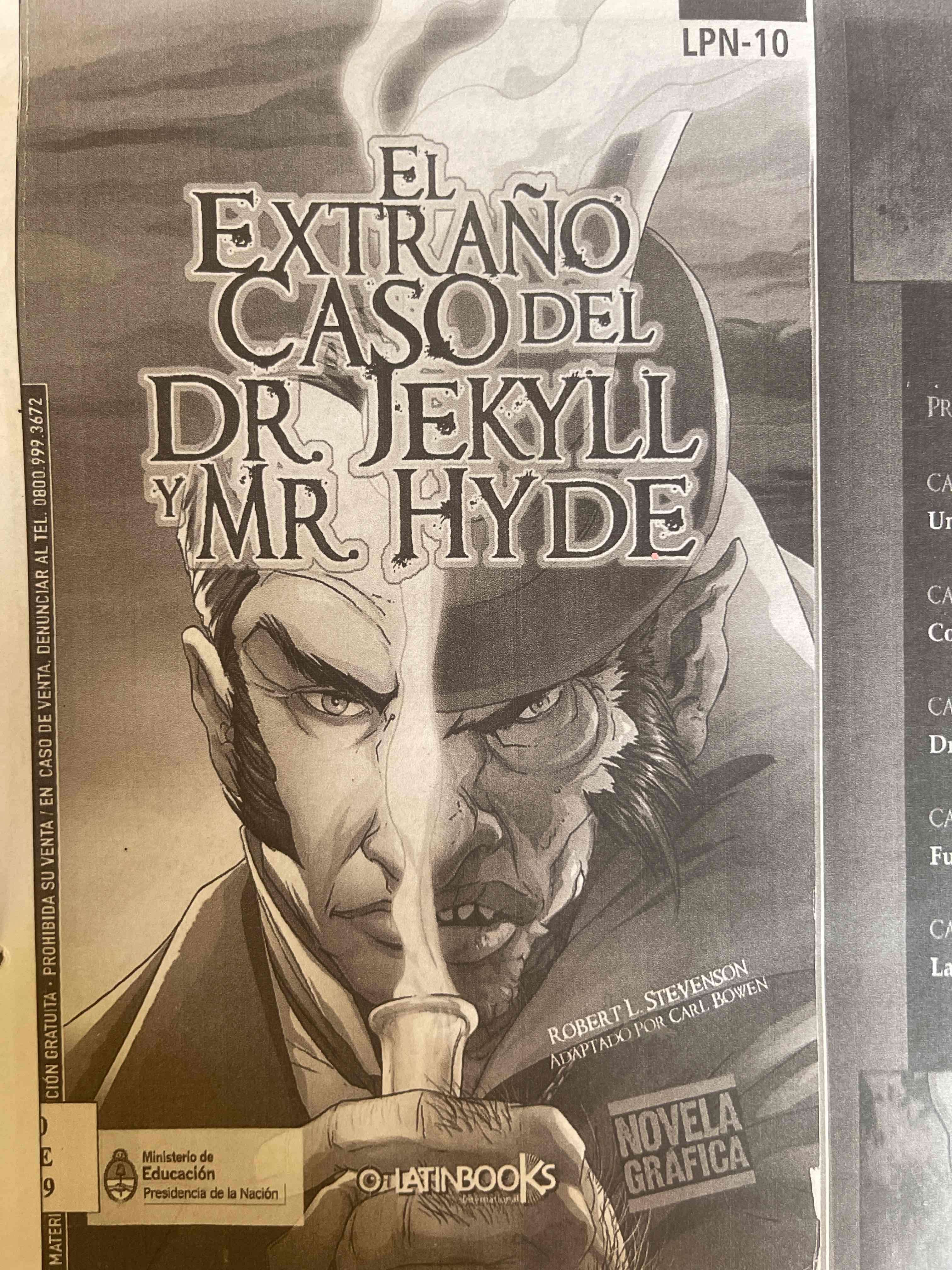 Novela gráfica Dr. Jekyll y Mr. Hyde - miniatura 1