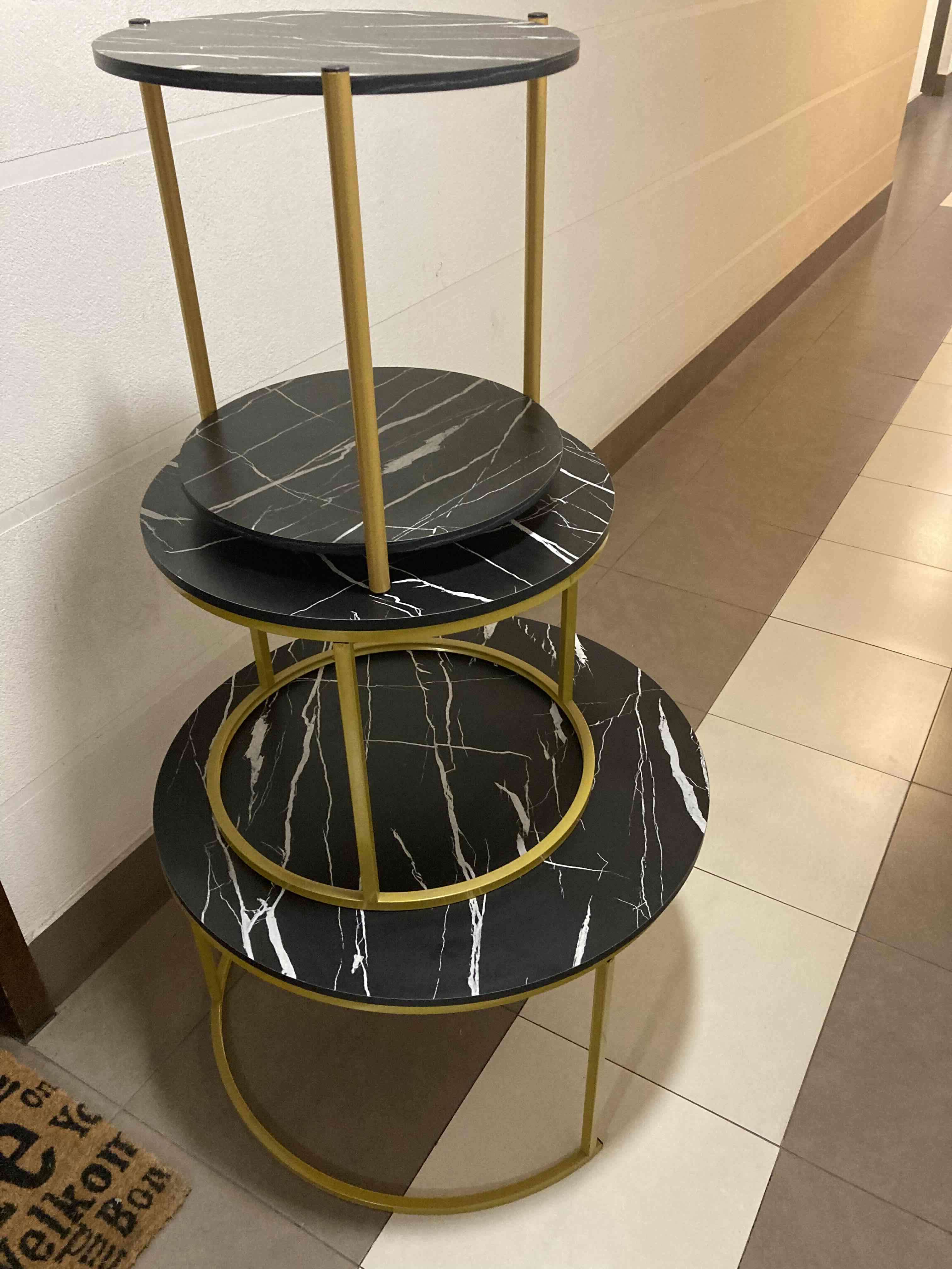 Juego de mesas de centro mármol - miniatura 3