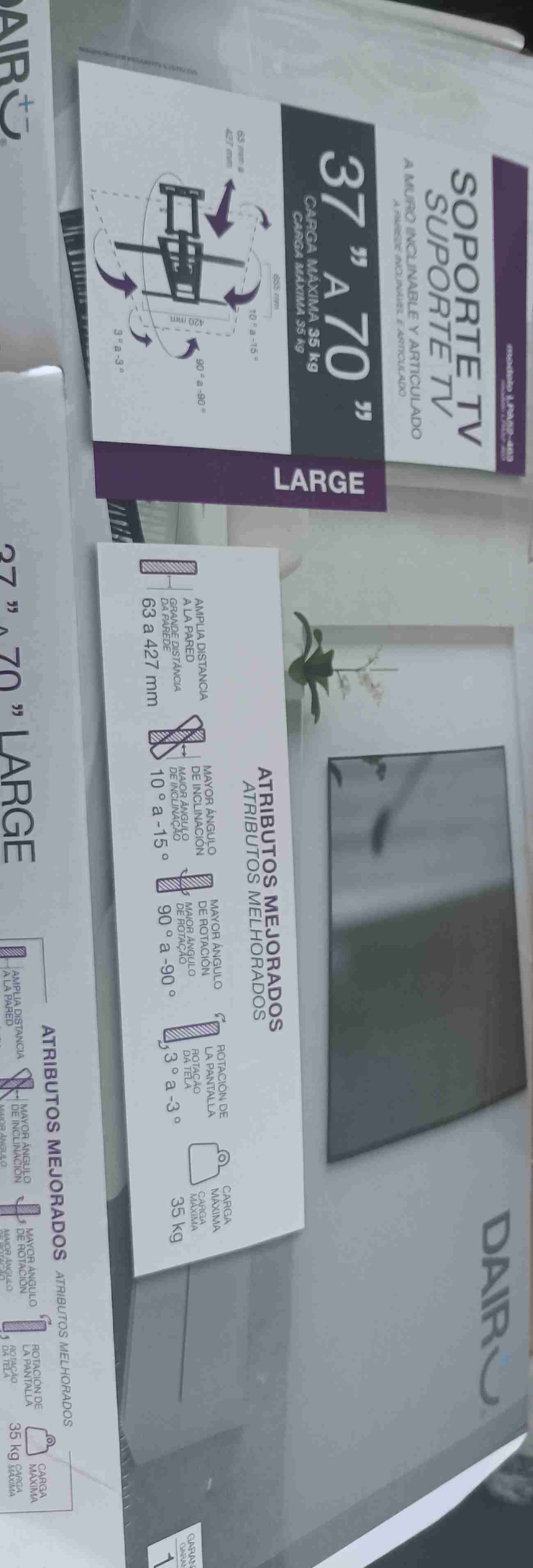 Soporte TV articulado 37" a 70" - miniatura 2