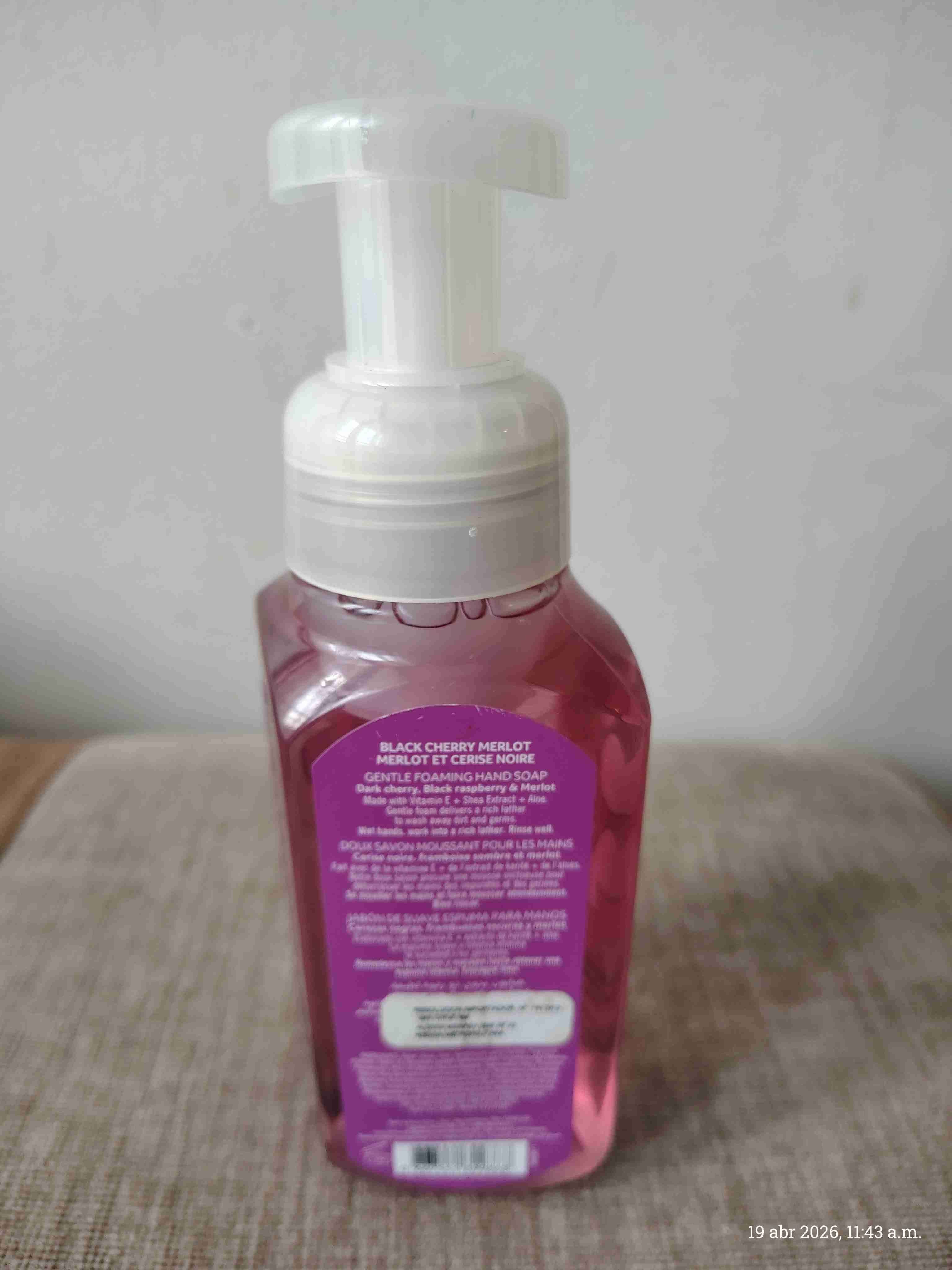 Jabón de manos espumoso cereza negra - miniatura 3