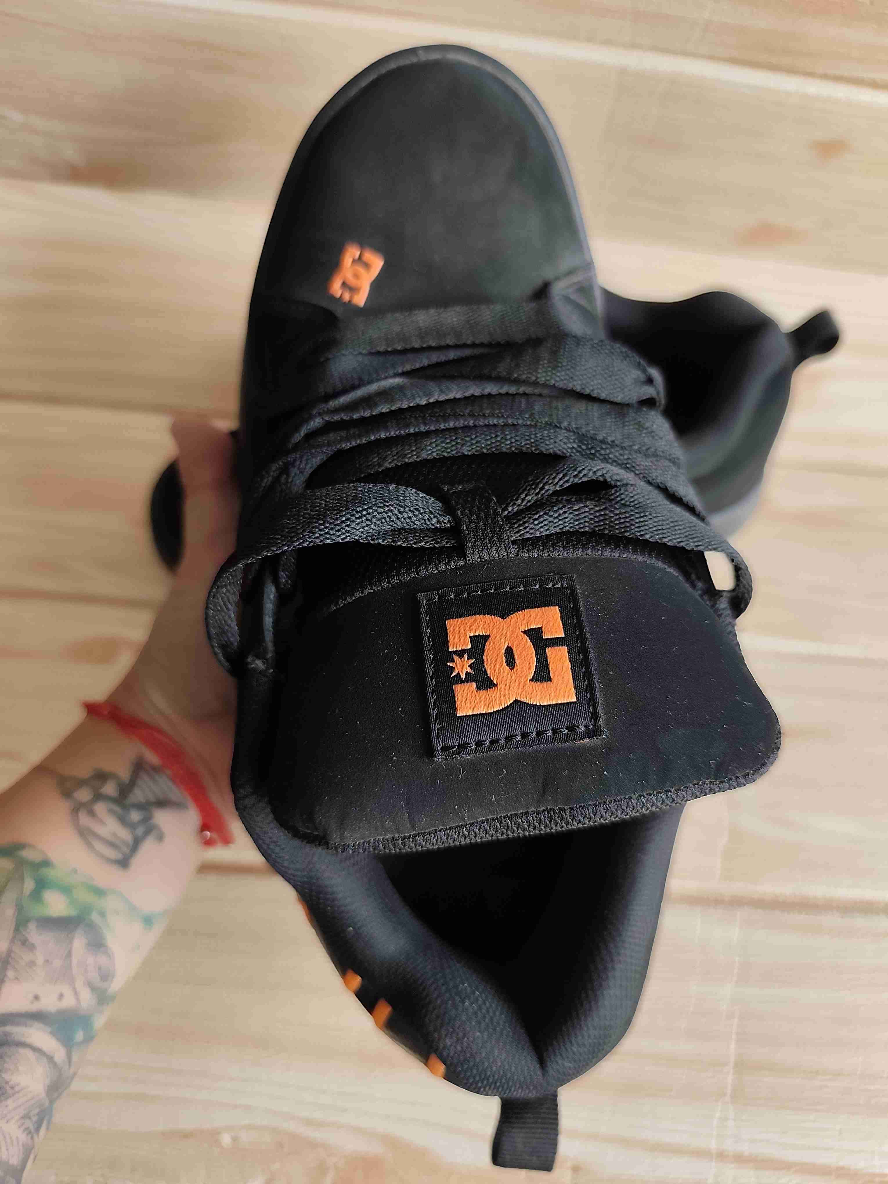 Zapatillas DC negras unisex - miniatura 3