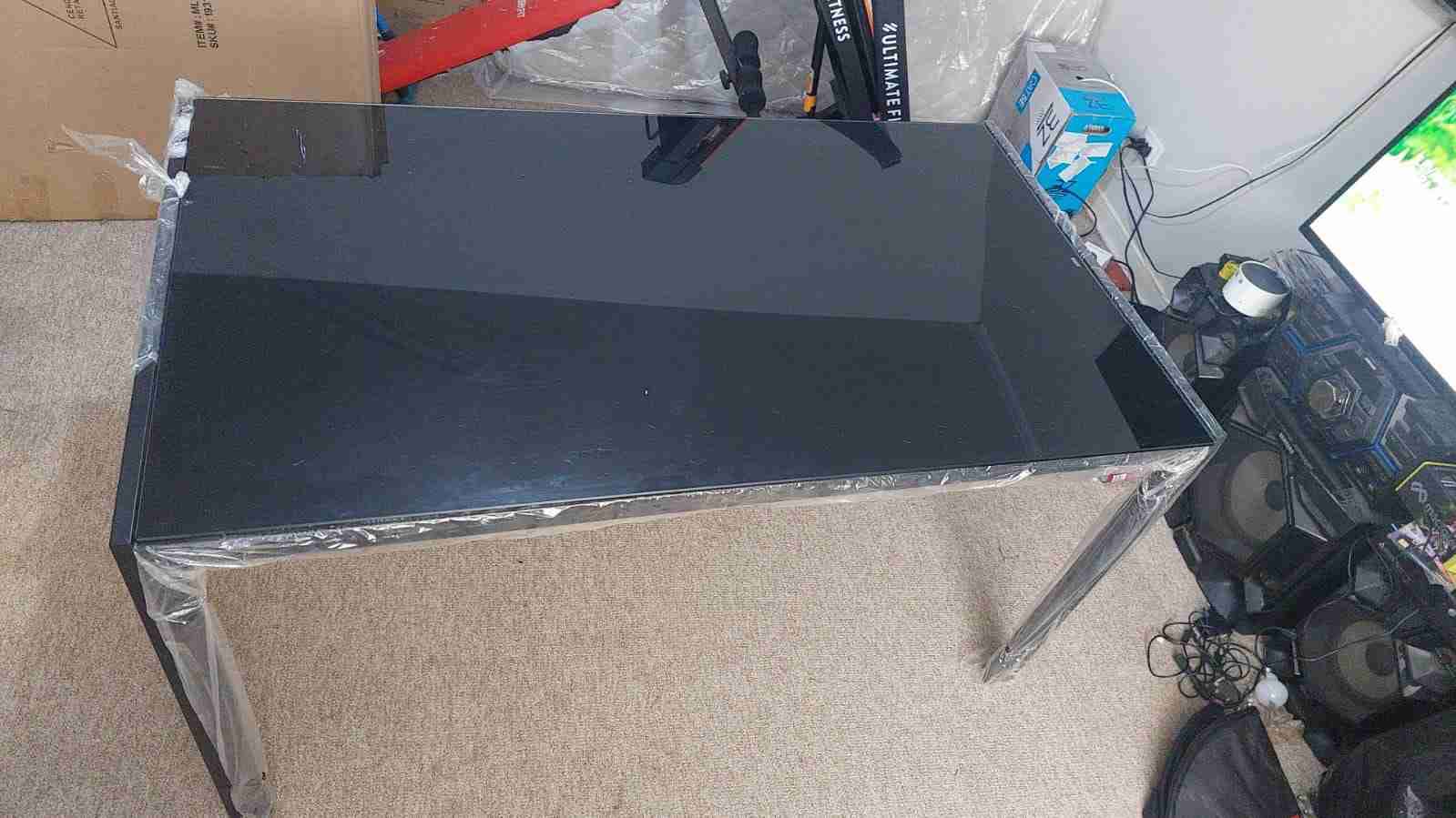 Mesa de comedor de vidrio templado - miniatura 1