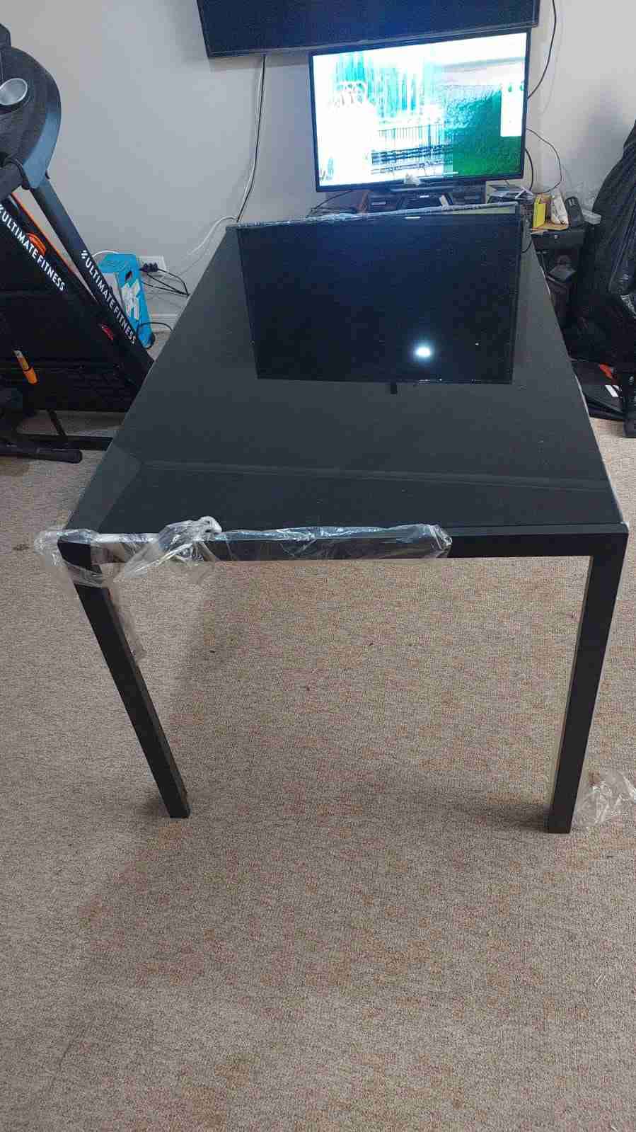 Mesa de comedor de vidrio templado - miniatura 2