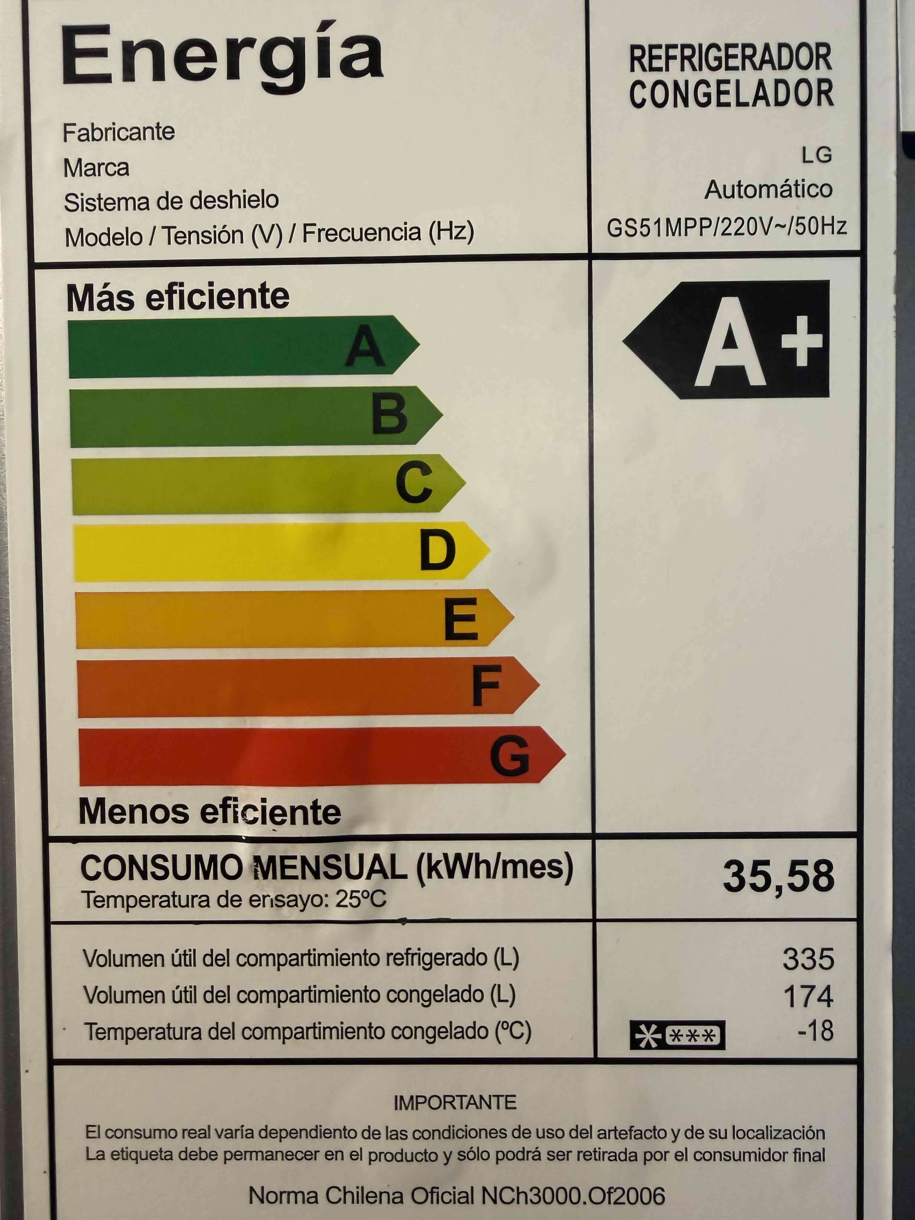 Refrigerador LG Side by Side 509L – A+ - miniatura 2